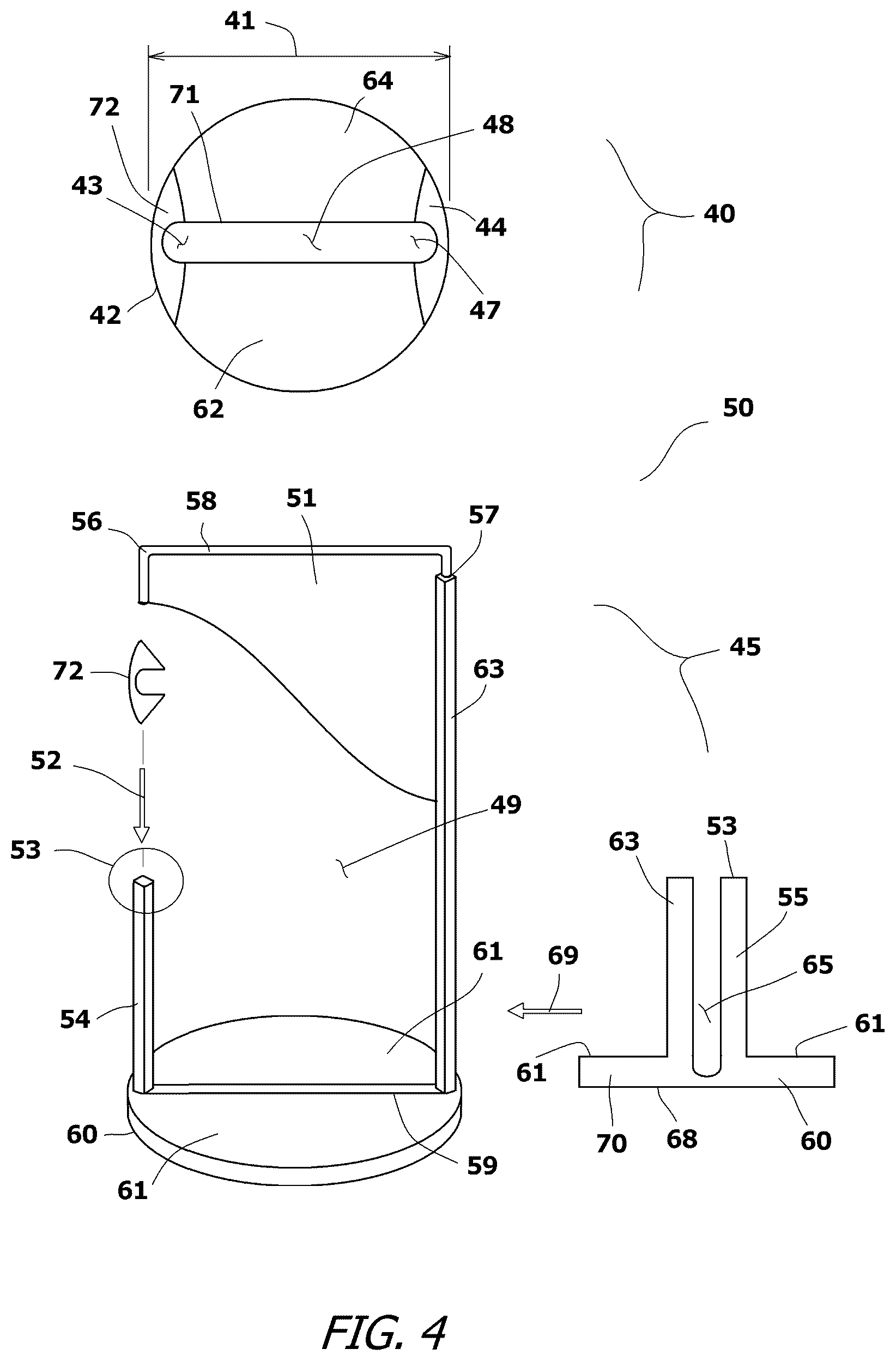 Patent US12107242 Figure 4 – Battery cell apparatus and system and method of use