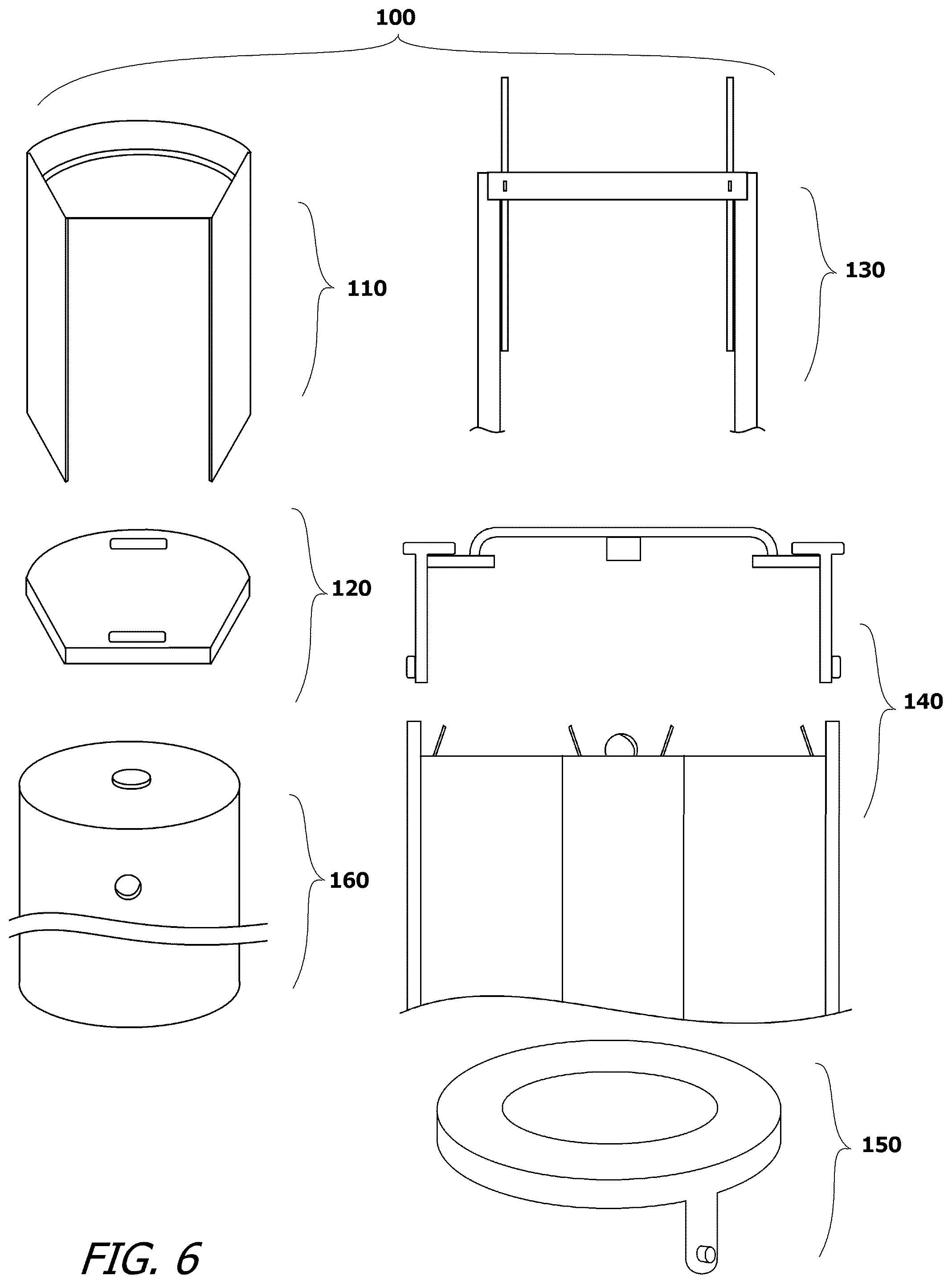 Patent US12107242 Figure 6 – Battery cell apparatus and system and method of use