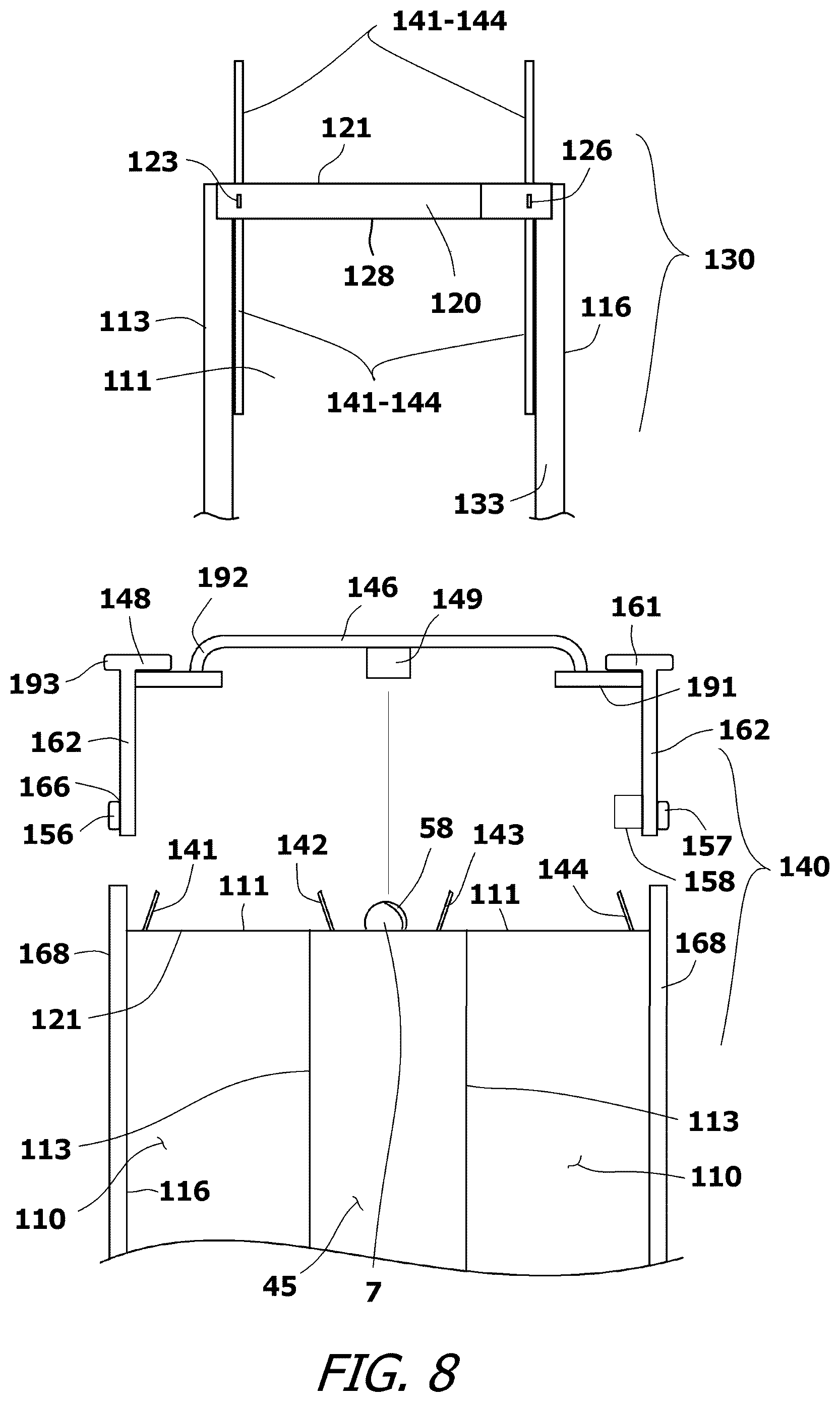 Patent US12107242 Figure 8 – Battery cell apparatus and system and method of use