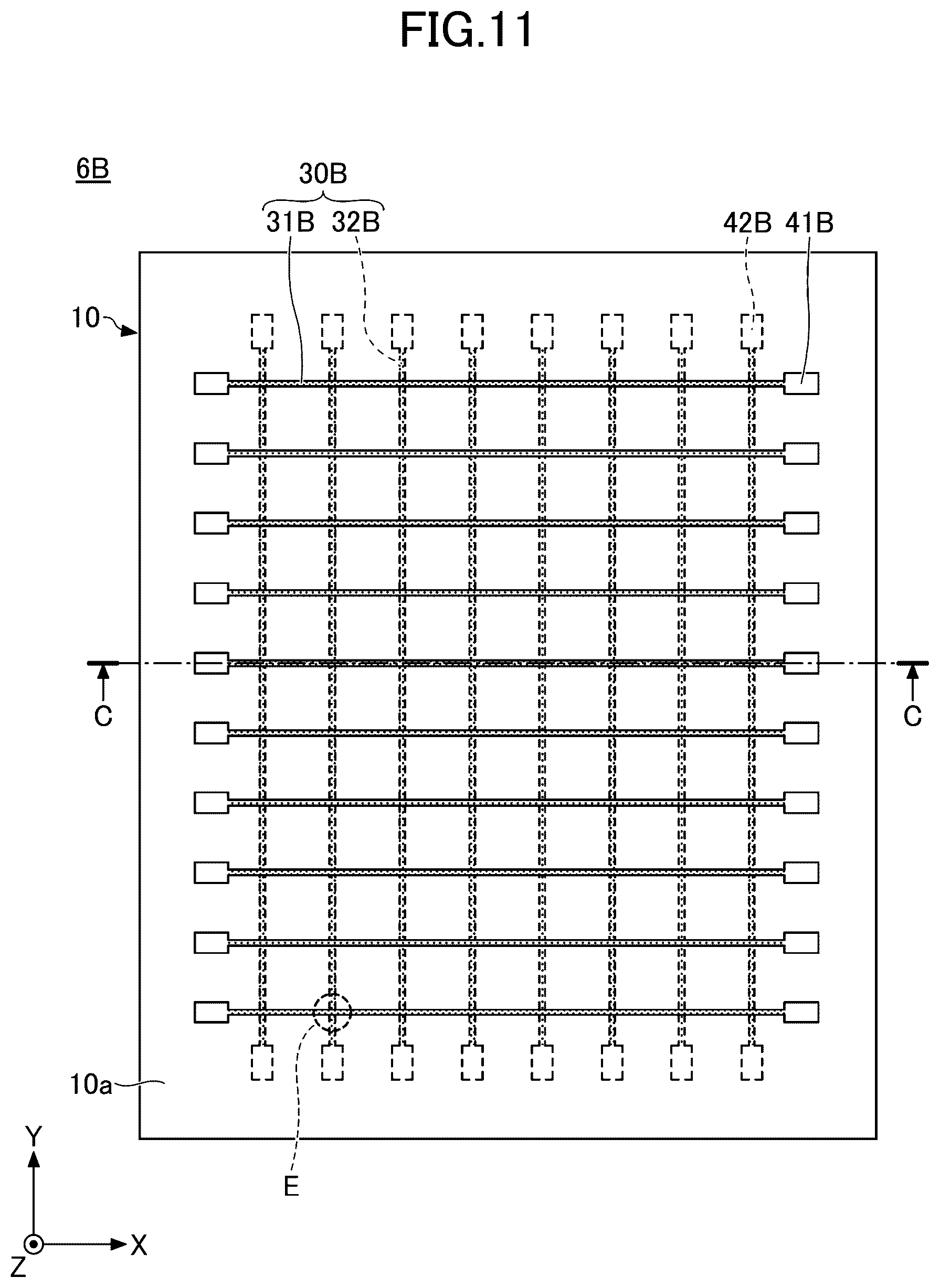Patent US12107243 Figure 8 – Battery pack