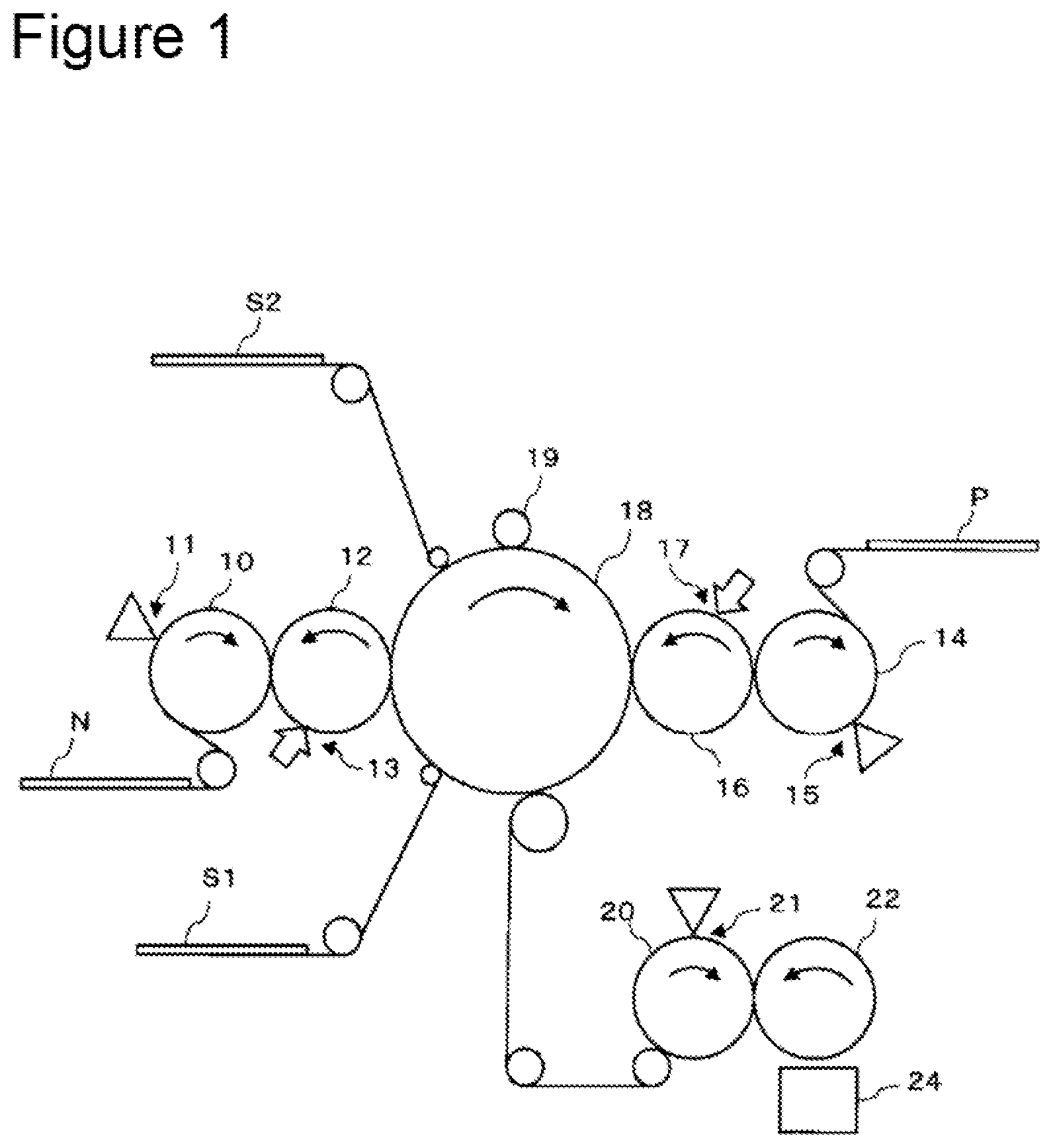 Patent US12107251 Figure 1 – Device and method for manufacturing laminated electrode body