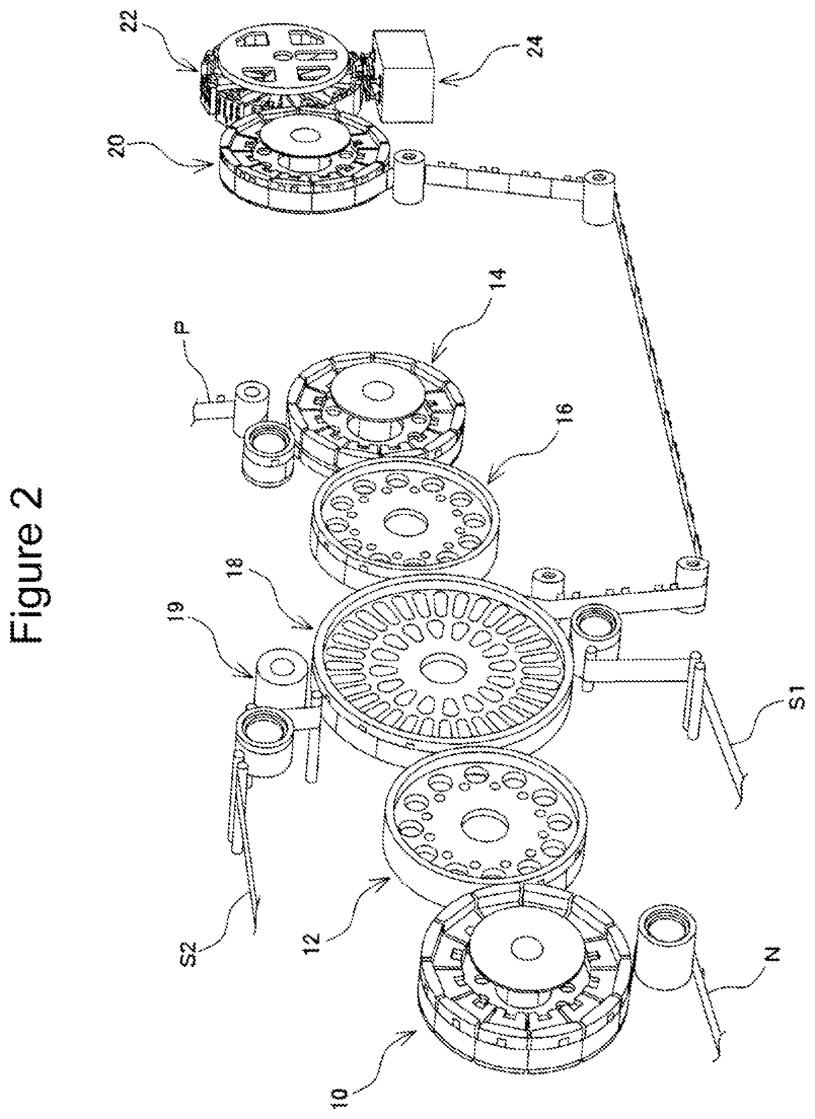 Patent US12107251 Figure 2 – Device and method for manufacturing laminated electrode body