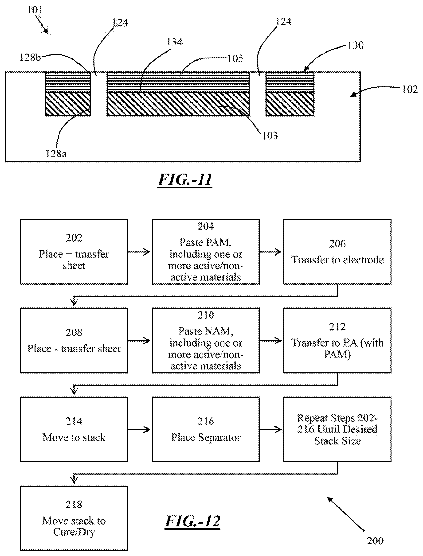 Patent US12107253 Figure 7 – Active materials useful in balancing power and energy density of a battery assembly