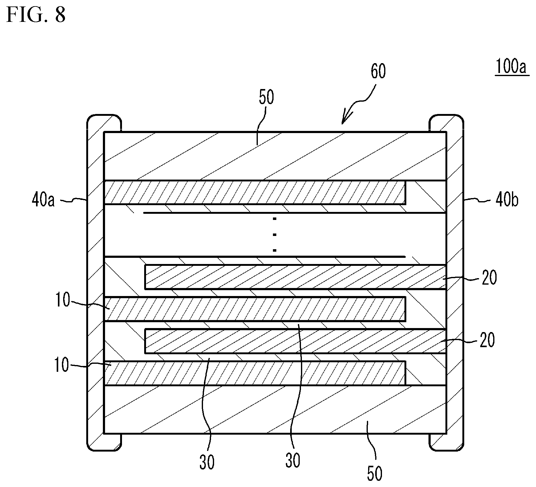 Patent US12107260 Figure 8 – All solid battery and detecting method of end point voltage of the same