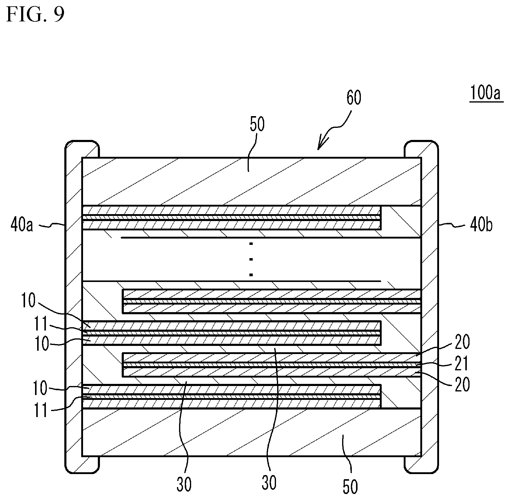 Patent US12107260 Figure 9 – All solid battery and detecting method of end point voltage of the same