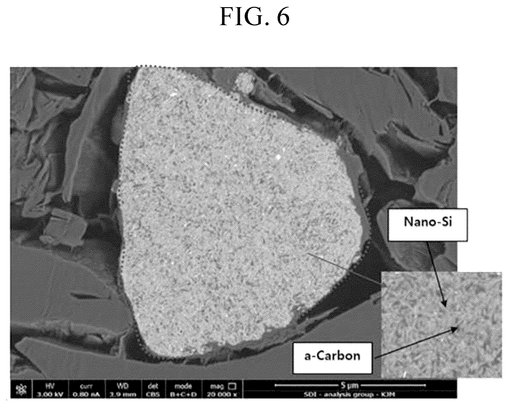 Patent US12107267 Figure 7 – Negative active material composite for rechargeable lithium battery, method of preparing the same, and negative electrode and rechargeable lithium battery including the same