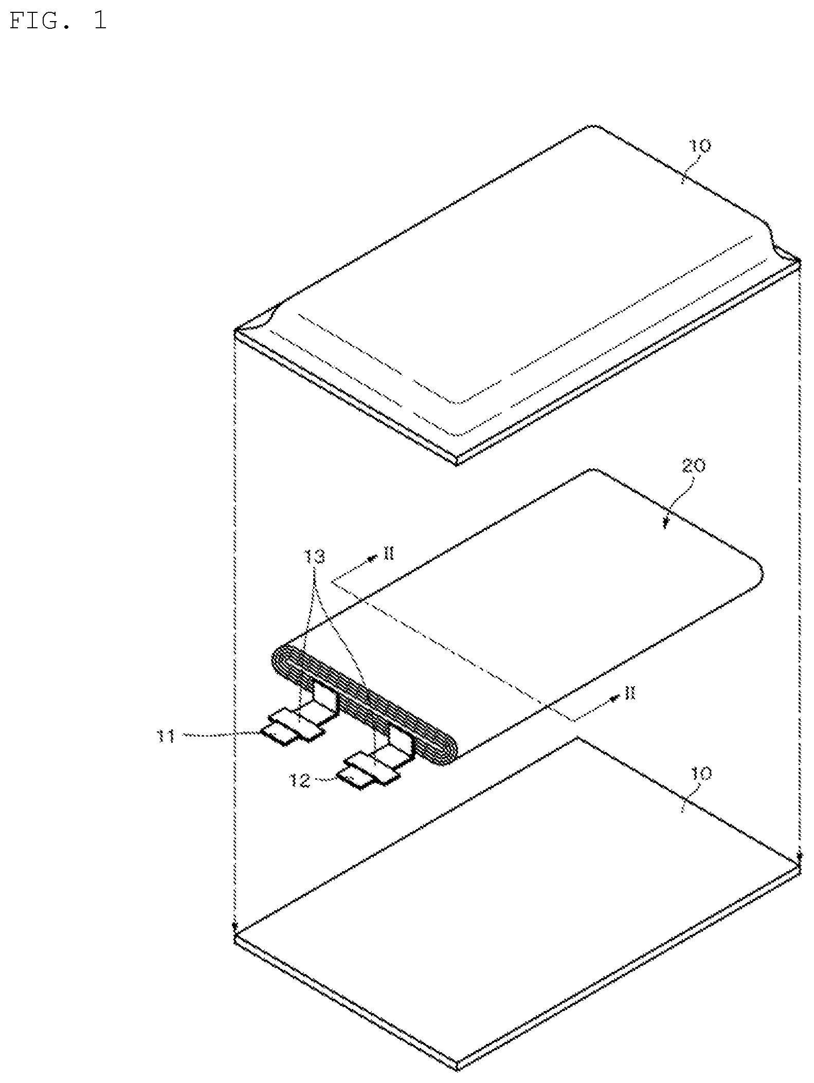 Patent US12107273 Figure 1 – Nonaqueous electrolyte secondary battery