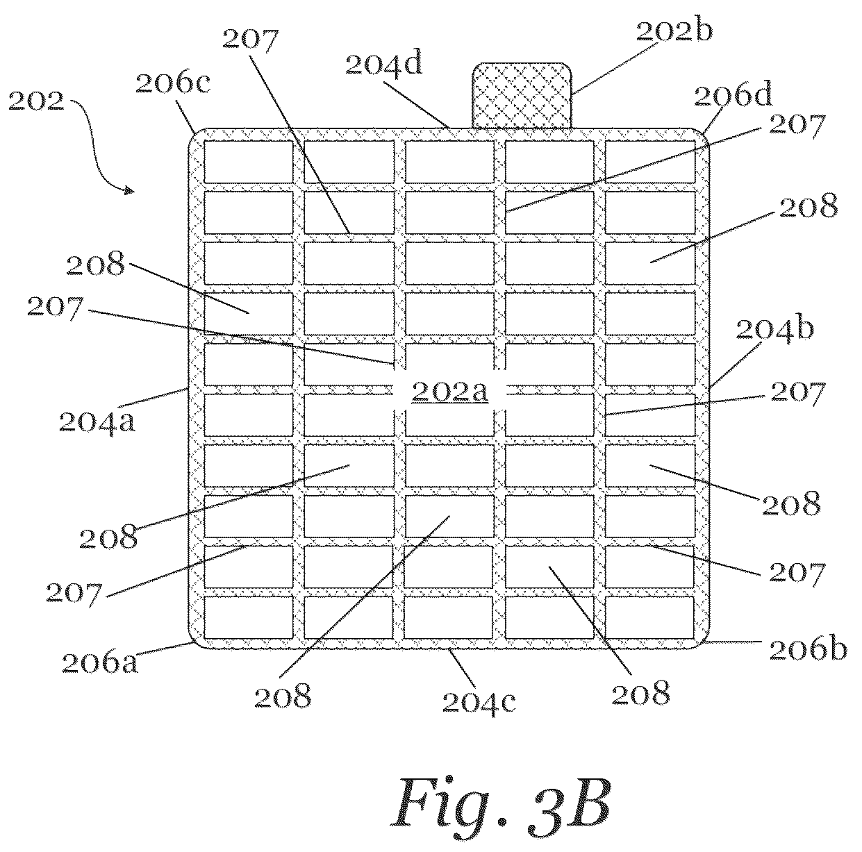 Patent US12107275 Figure 3 – Lead acid battery separators, separator and electrode assemblies, batteries, systems, and related methods