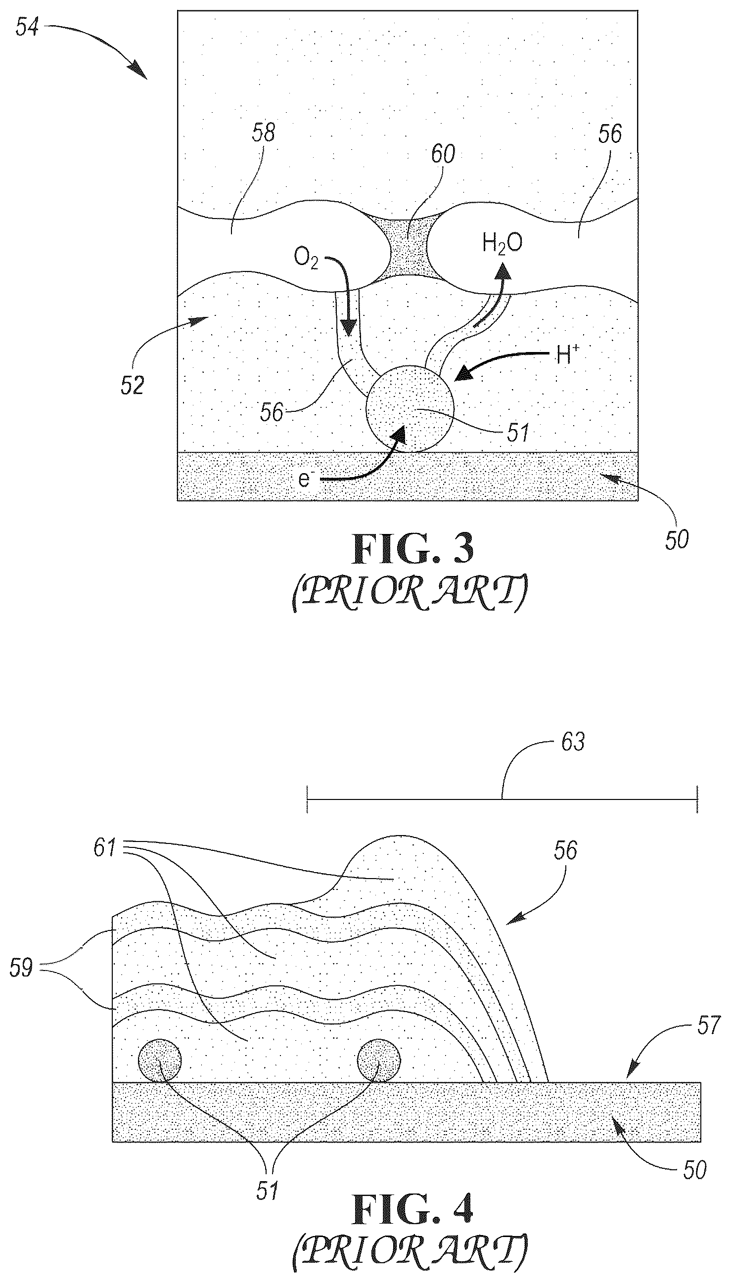 Patent US12107277 Figure 3 – Electrochemical cell catalyst layers