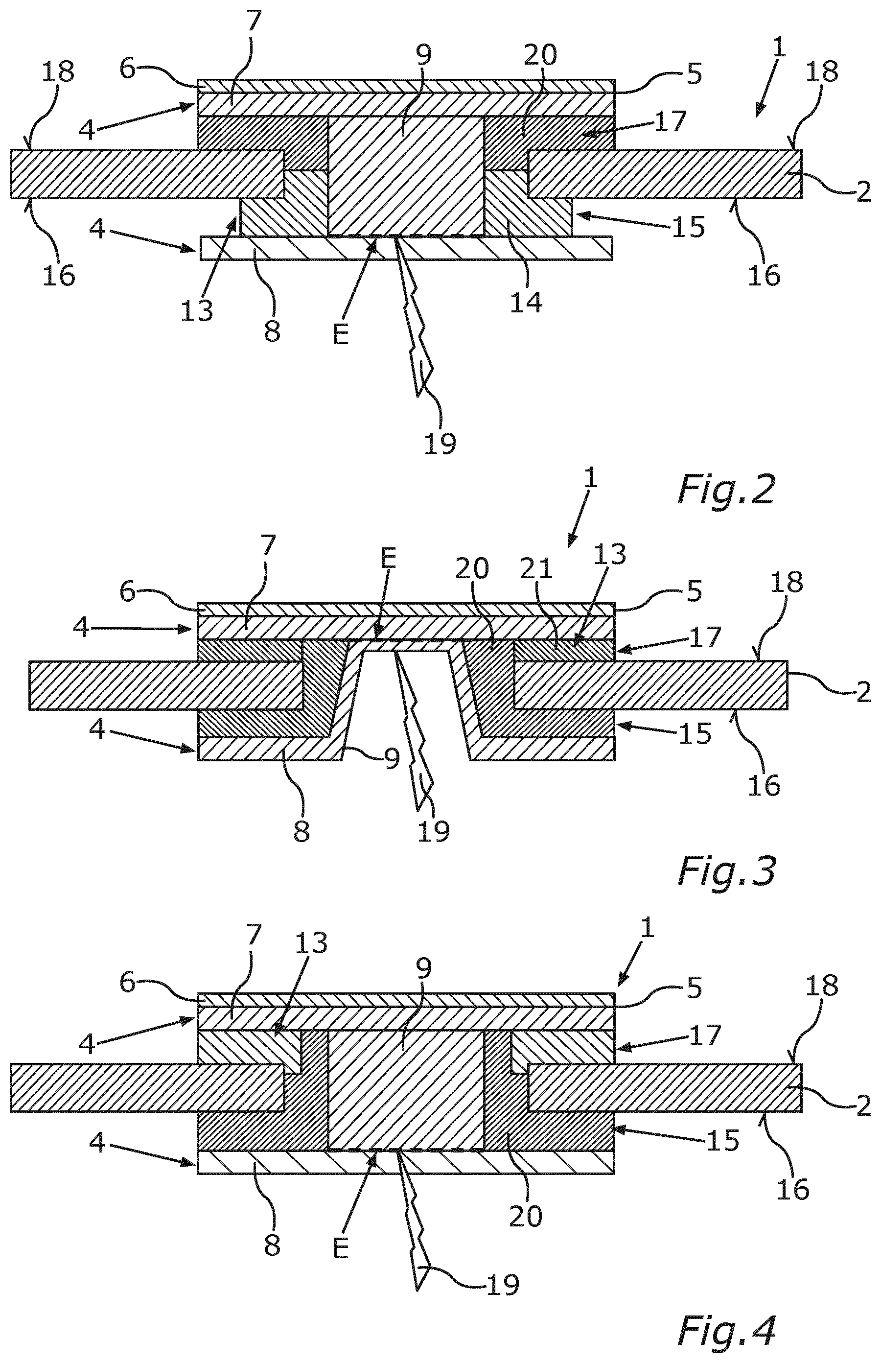 Patent US12107281 Figure 3 – Method for producing a cover assembly for a cell housing of a prismatic battery cell having a sealing element, and battery cell