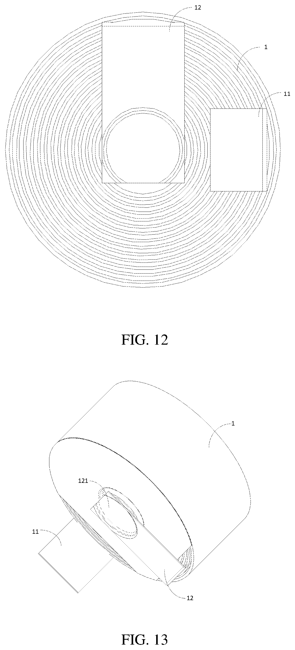 Patent US12107286 Figure 7 – Housing assembly of button cell, button cell and electronic product
