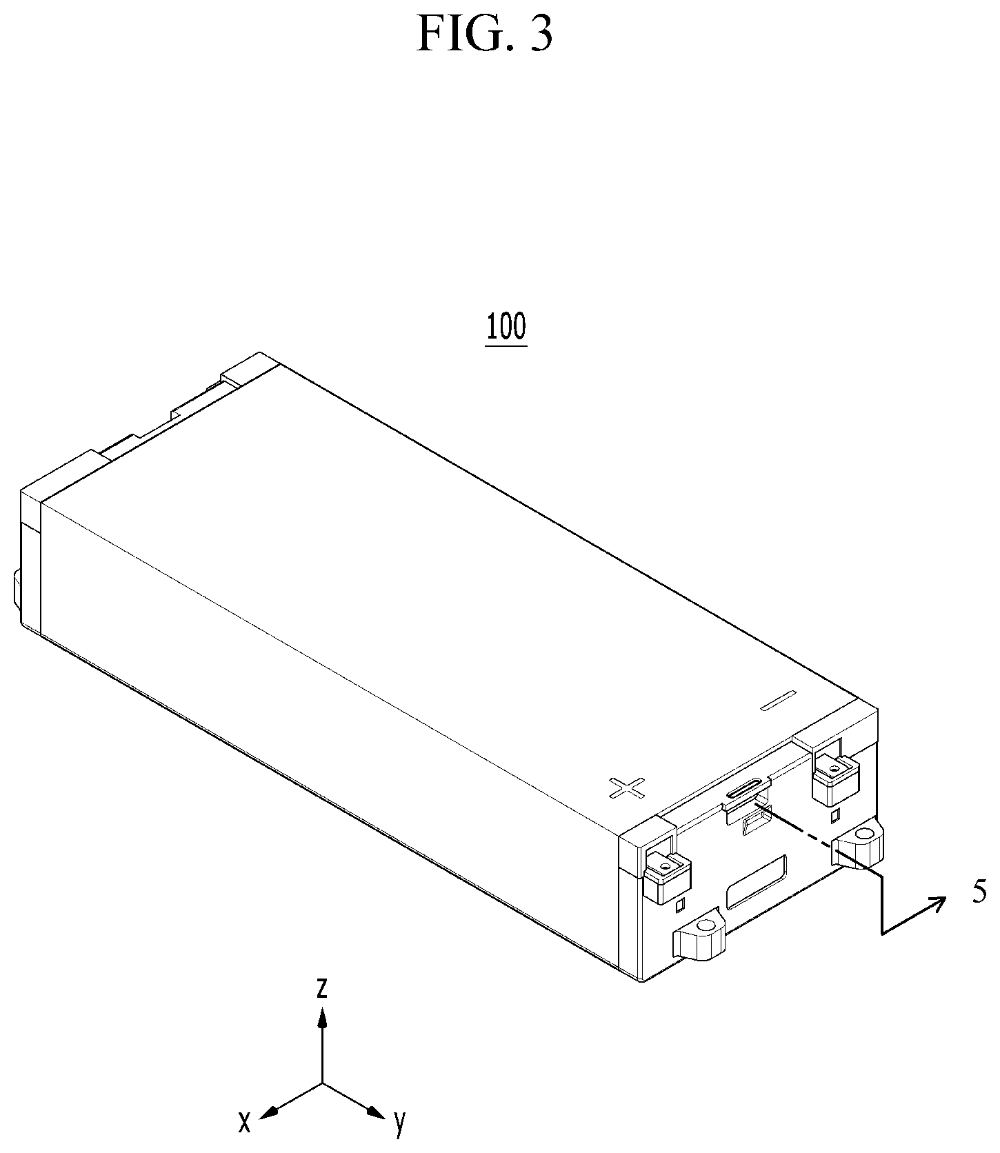 Patent US12107289 Figure 3 – Battery module and battery pack including the same