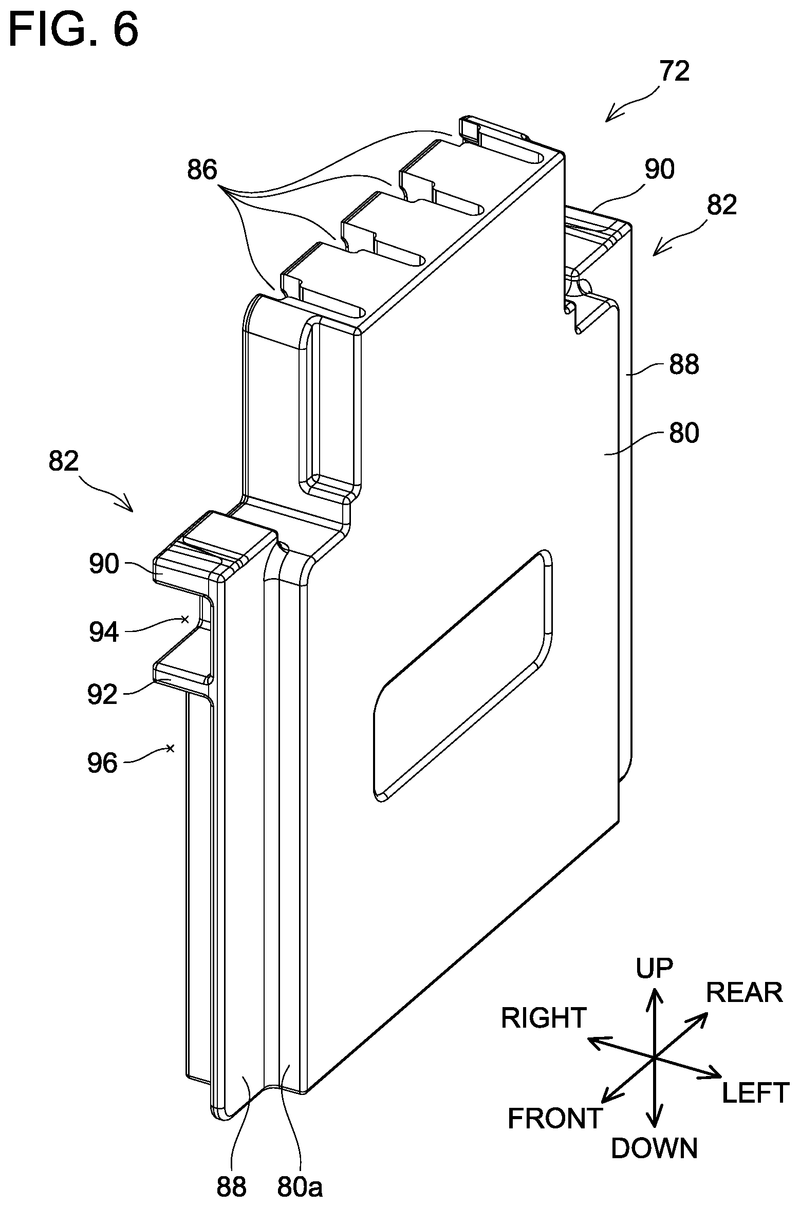Patent US12107290 Figure 6 – Electronic apparatus