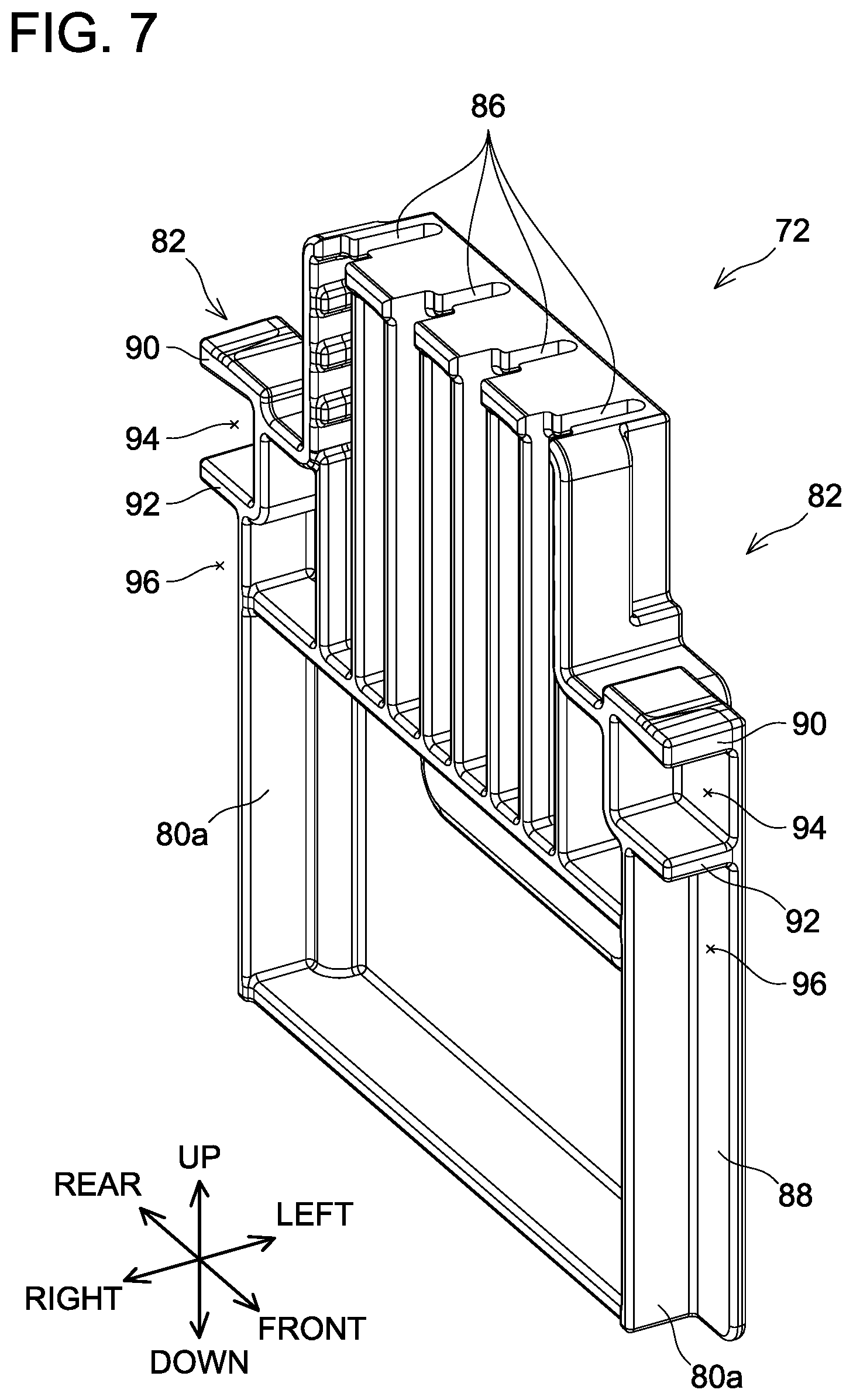 Patent US12107290 Figure 7 – Electronic apparatus