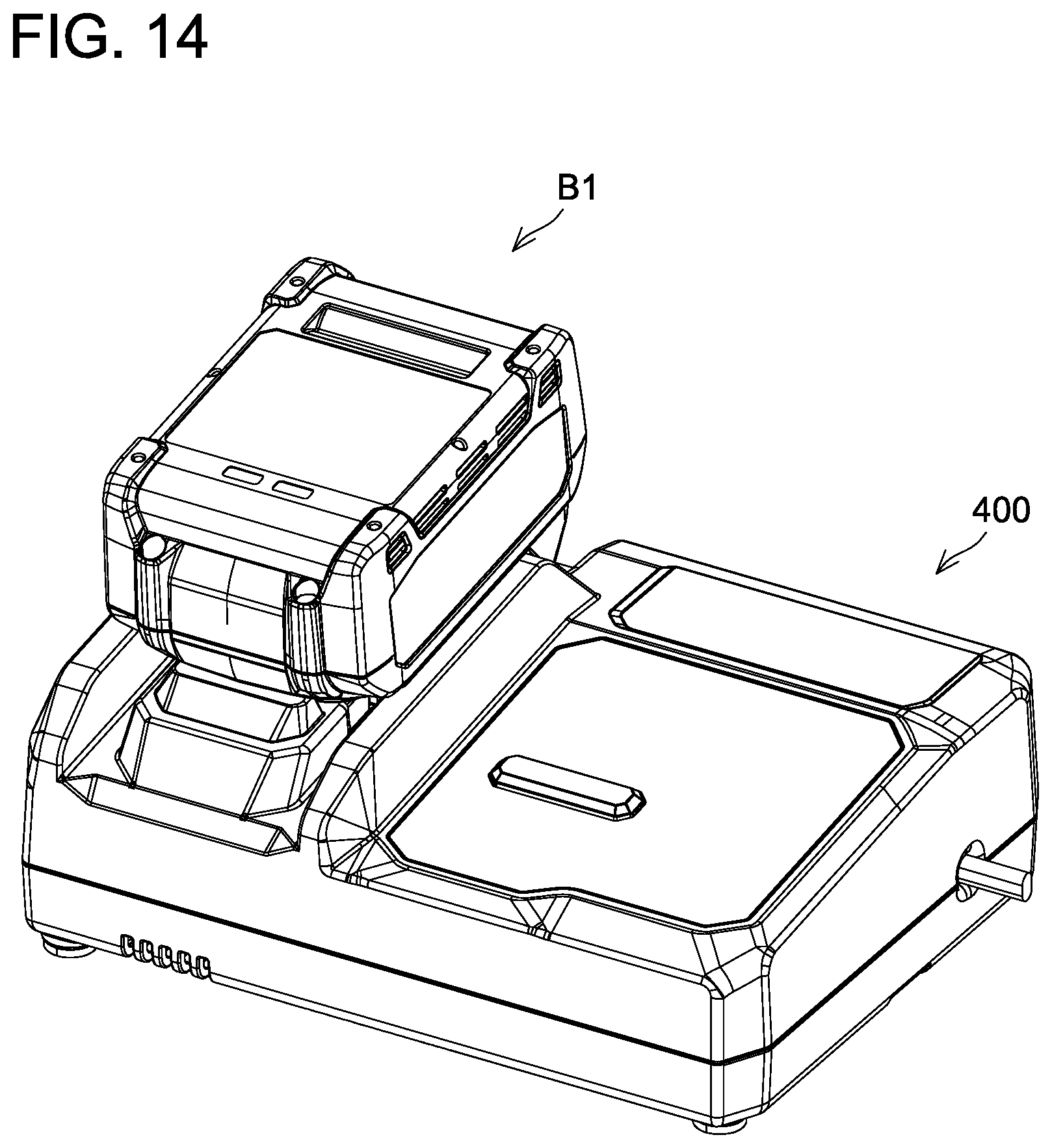 Patent US12107290 Figure 14 – Electronic apparatus