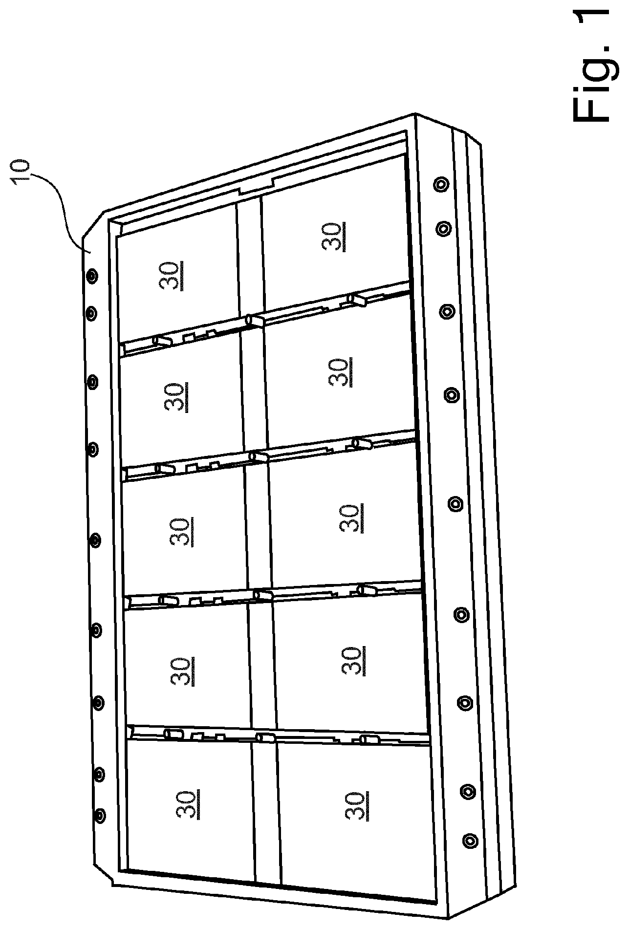 Patent US12107291 Figure 1 – Battery shell, traction battery and motor vehicle