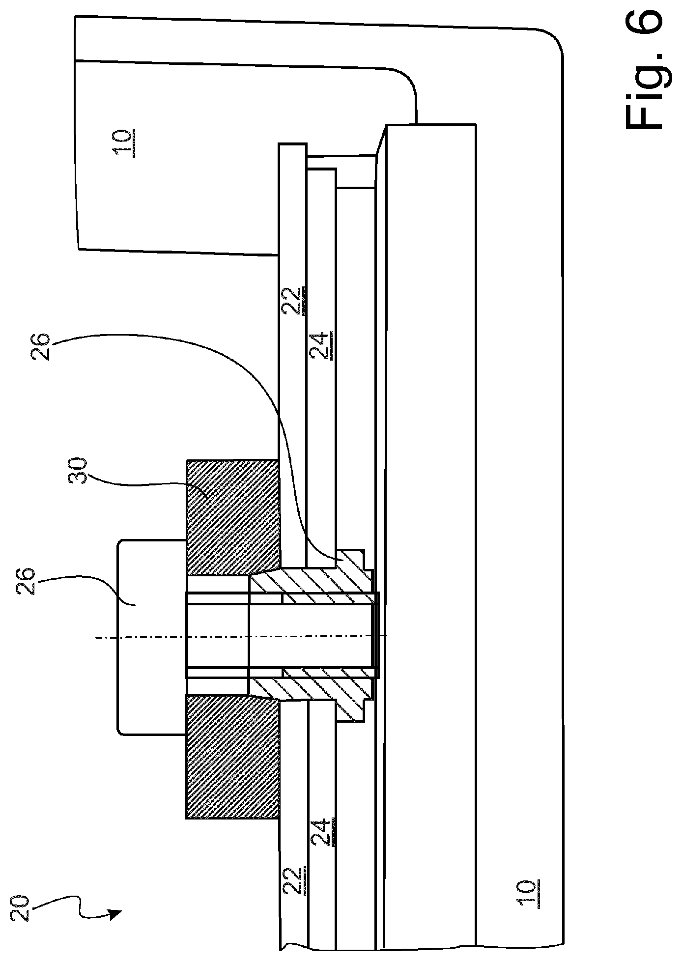 Patent US12107291 Figure 6 – Battery shell, traction battery and motor vehicle