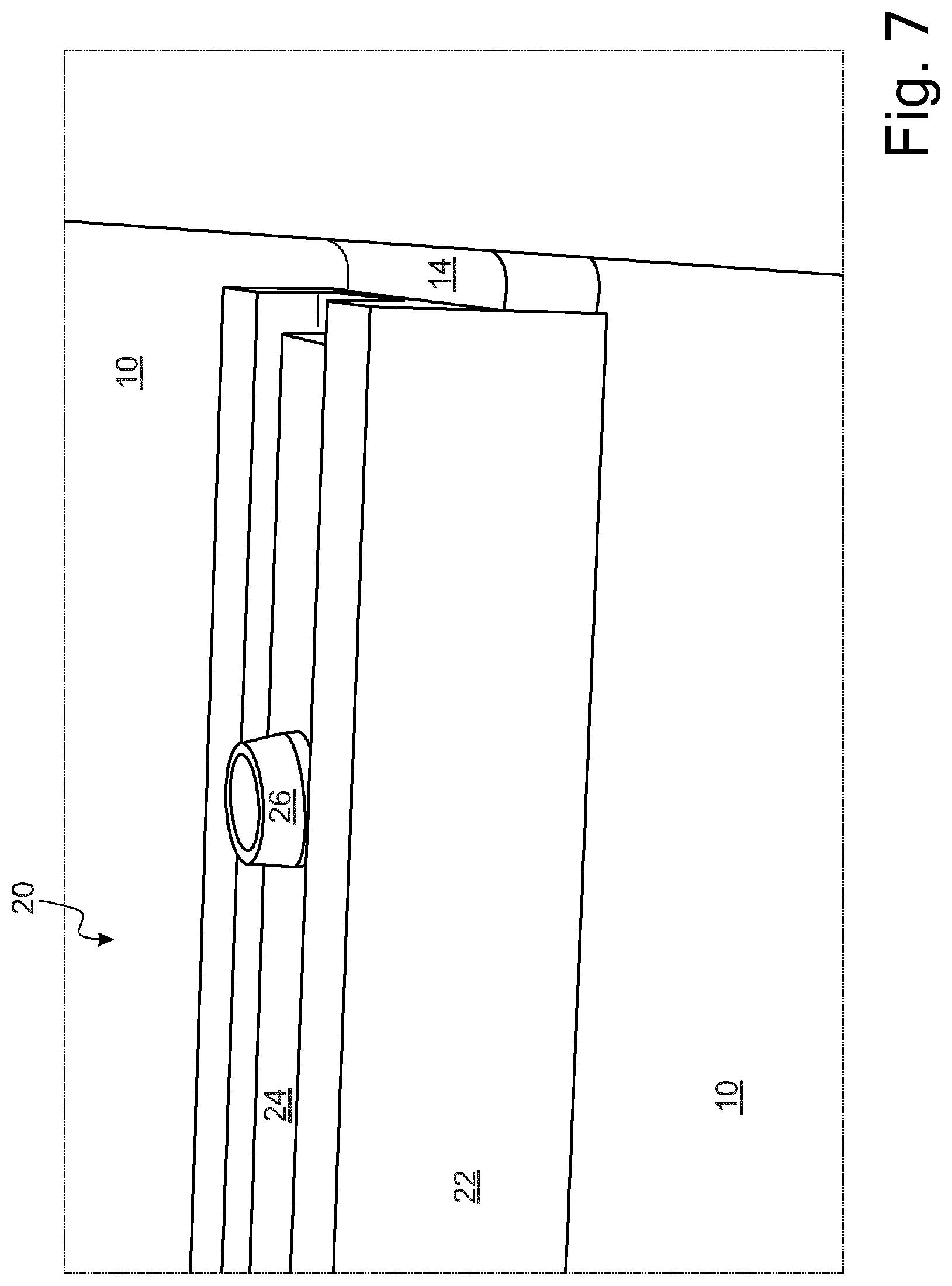 Patent US12107291 Figure 7 – Battery shell, traction battery and motor vehicle