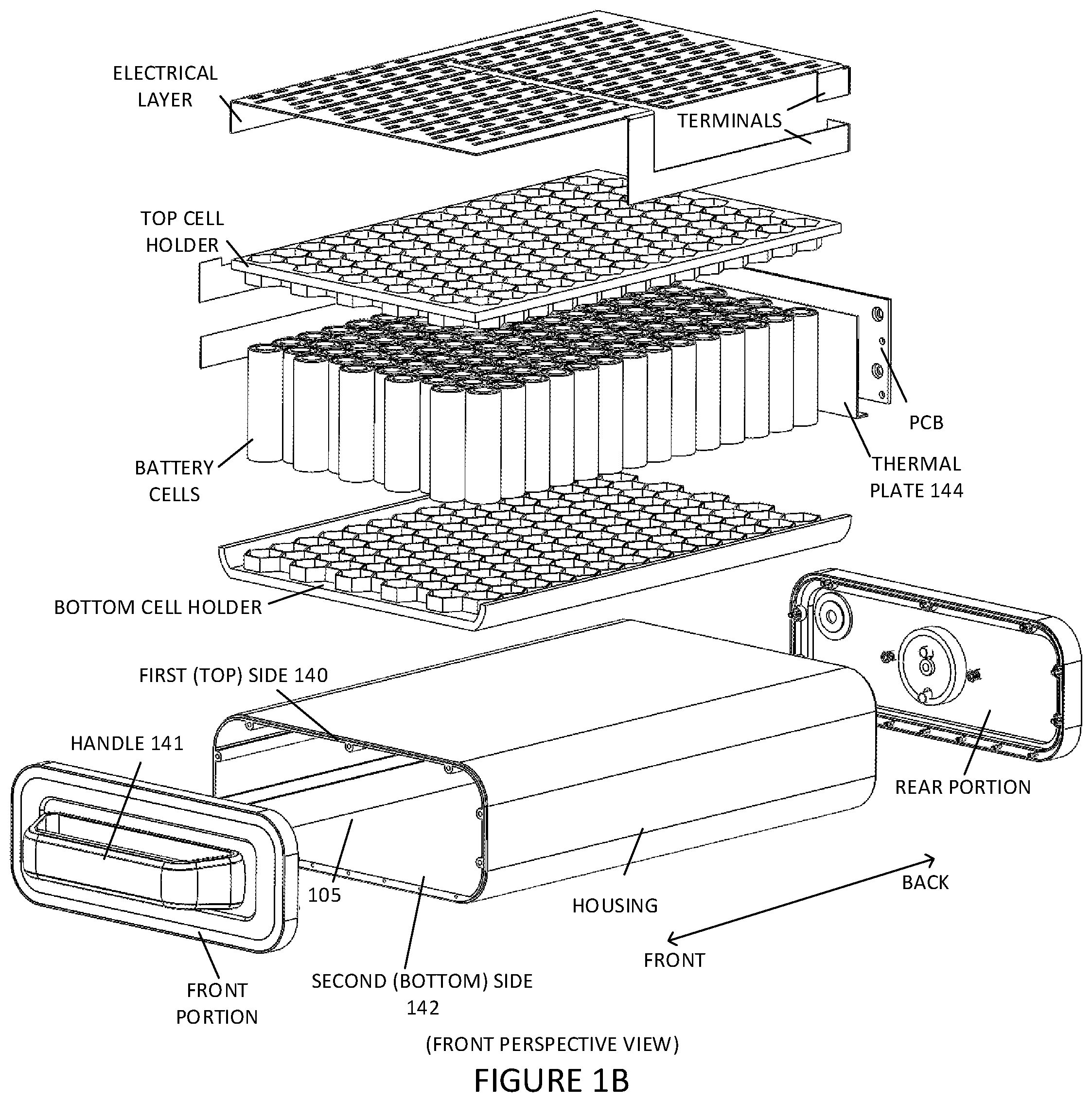 Patent US12107292 Figure 2 – Battery module for vehicle or kiosk