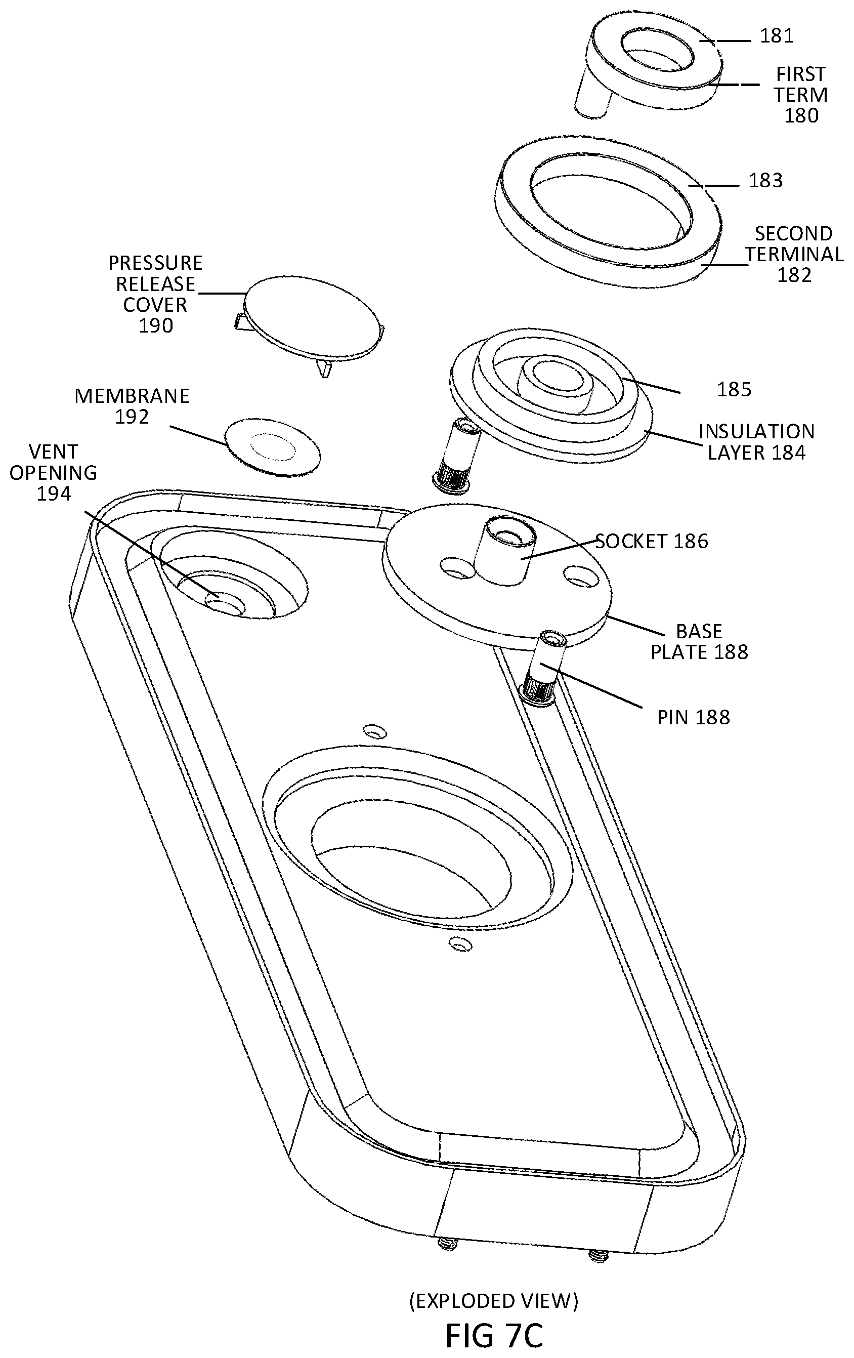 Patent US12107292 Figure 10 – Battery module for vehicle or kiosk