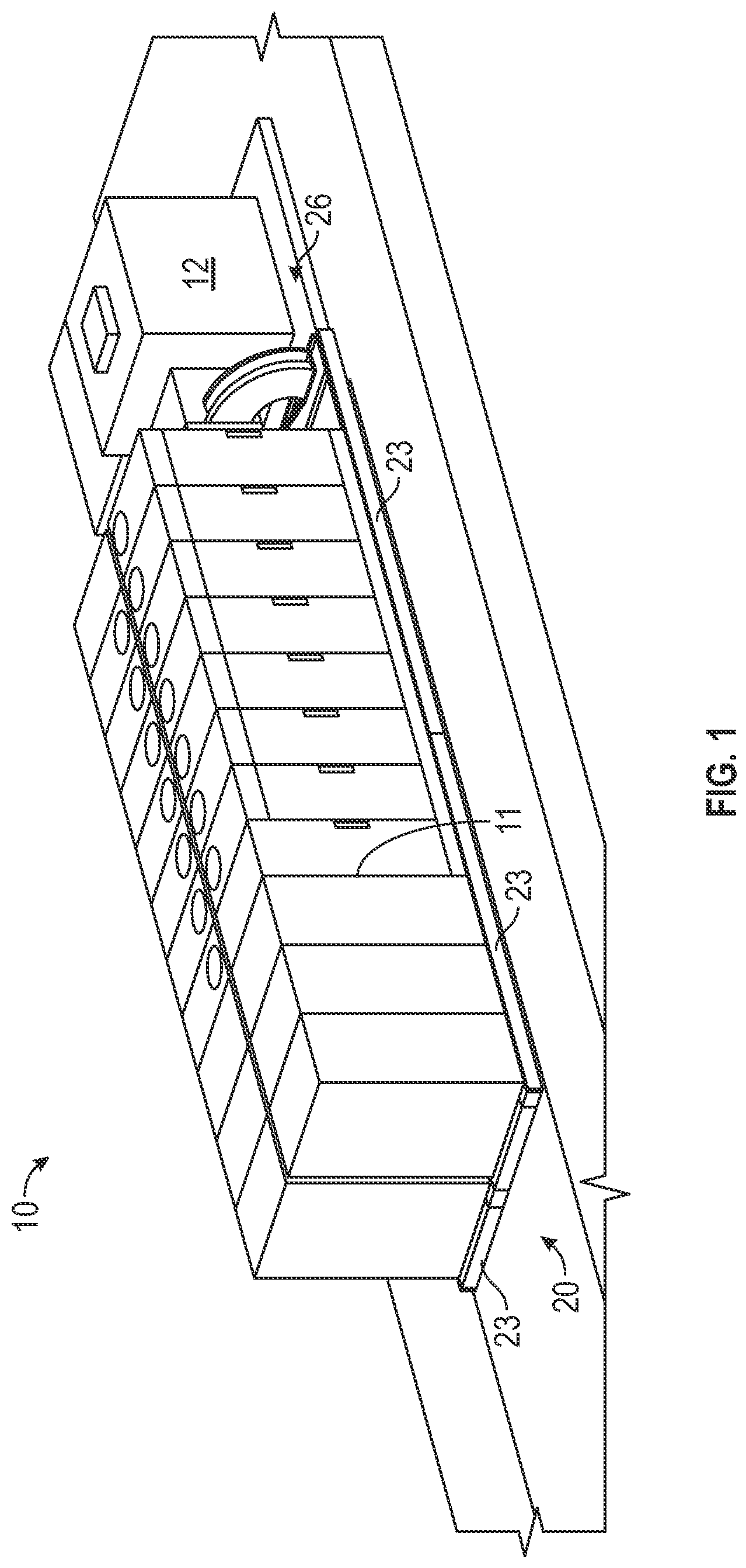 Patent US12107293 Figure 1 – Chassis assembly for energy storage equipment