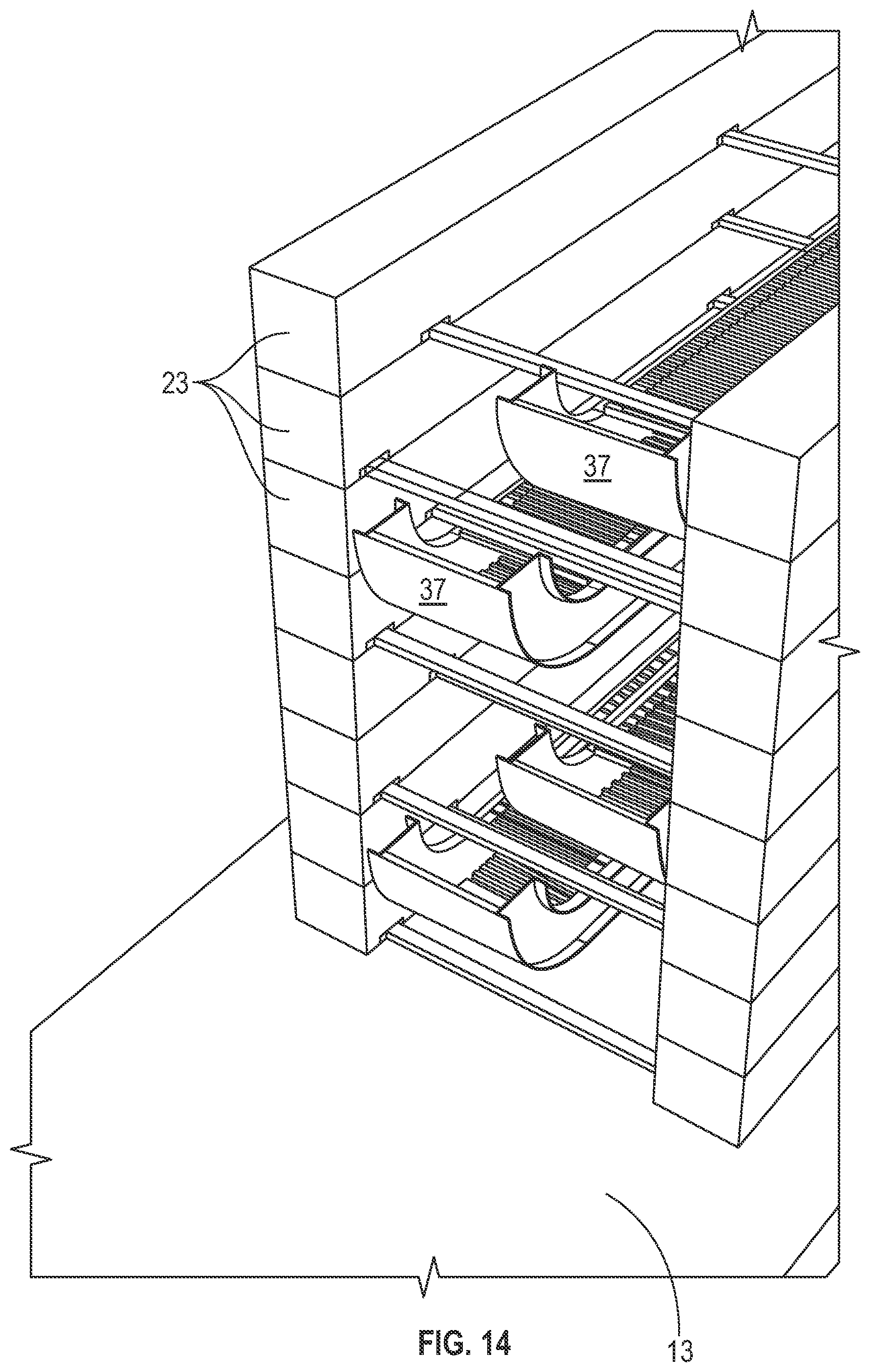 Patent US12107293 Figure 14 – Chassis assembly for energy storage equipment