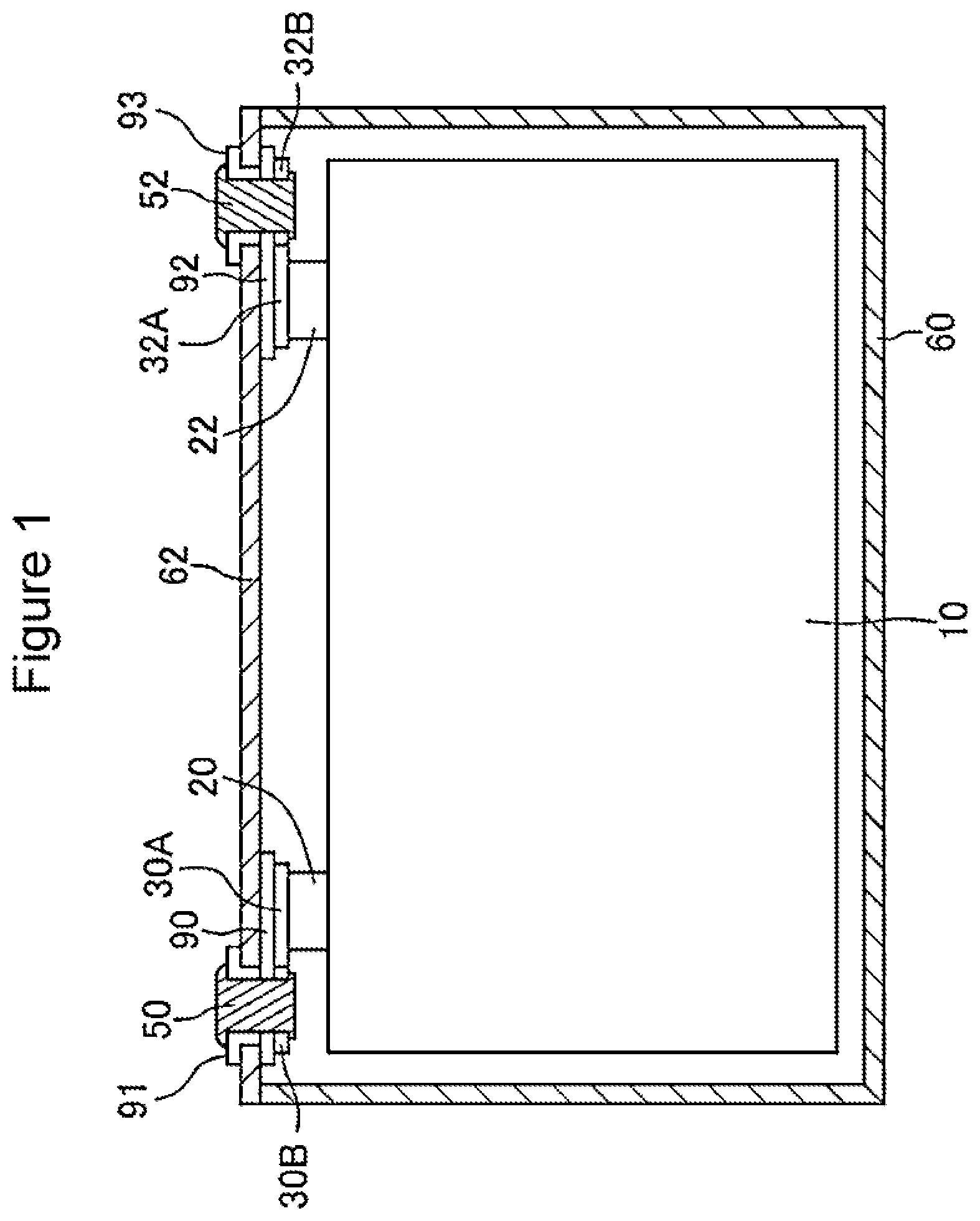 Patent US12107298 Figure 1 – Secondary battery