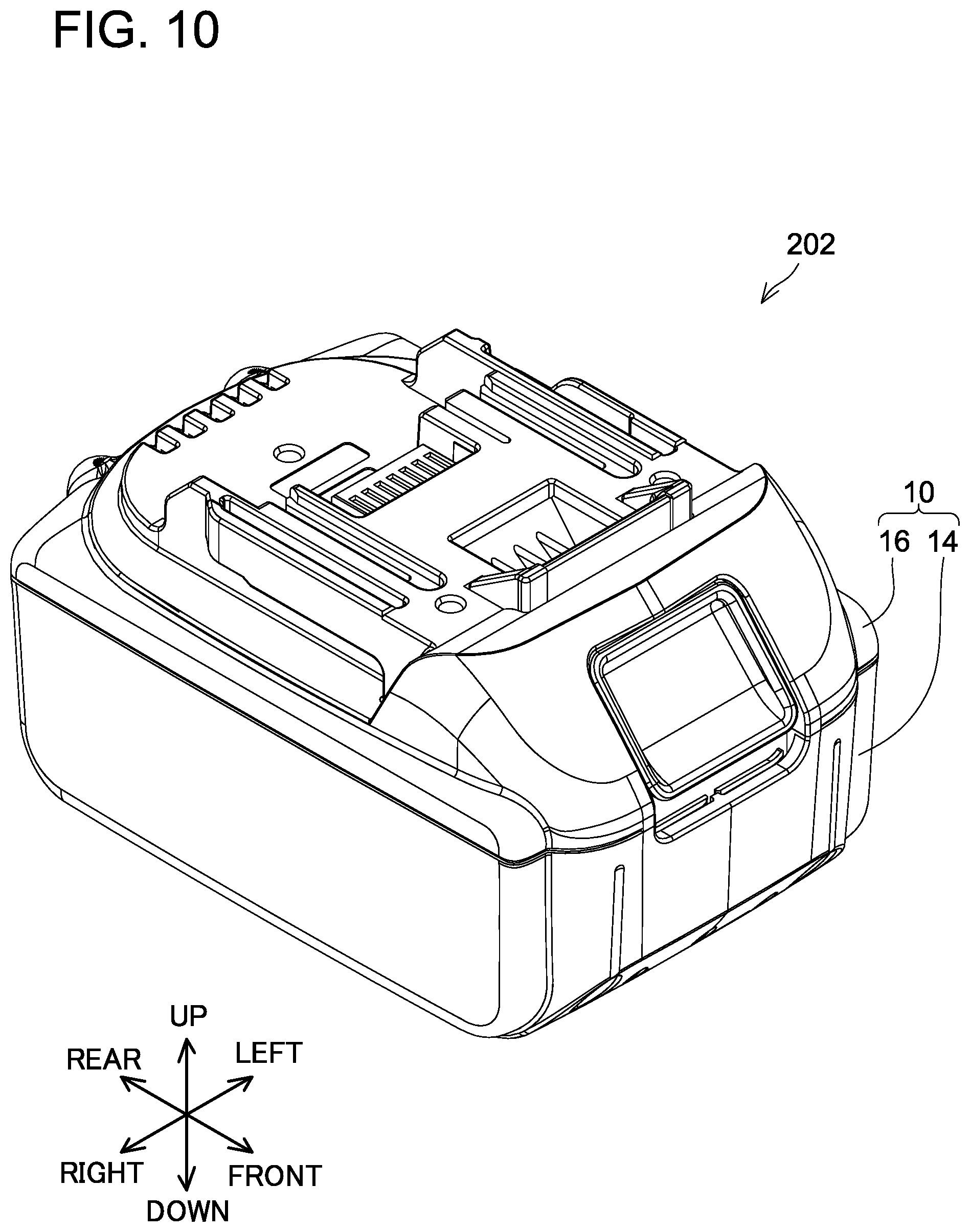 Patent US12107299 Figure 10 – Battery apparatus