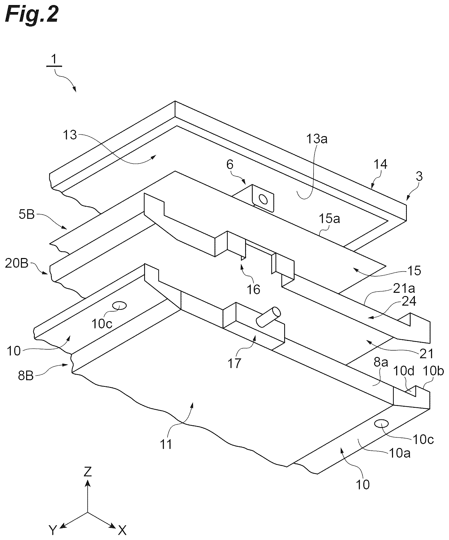 Patent US12107300 Figure 2 – Energy storage device comprising current collector plate with spring portion