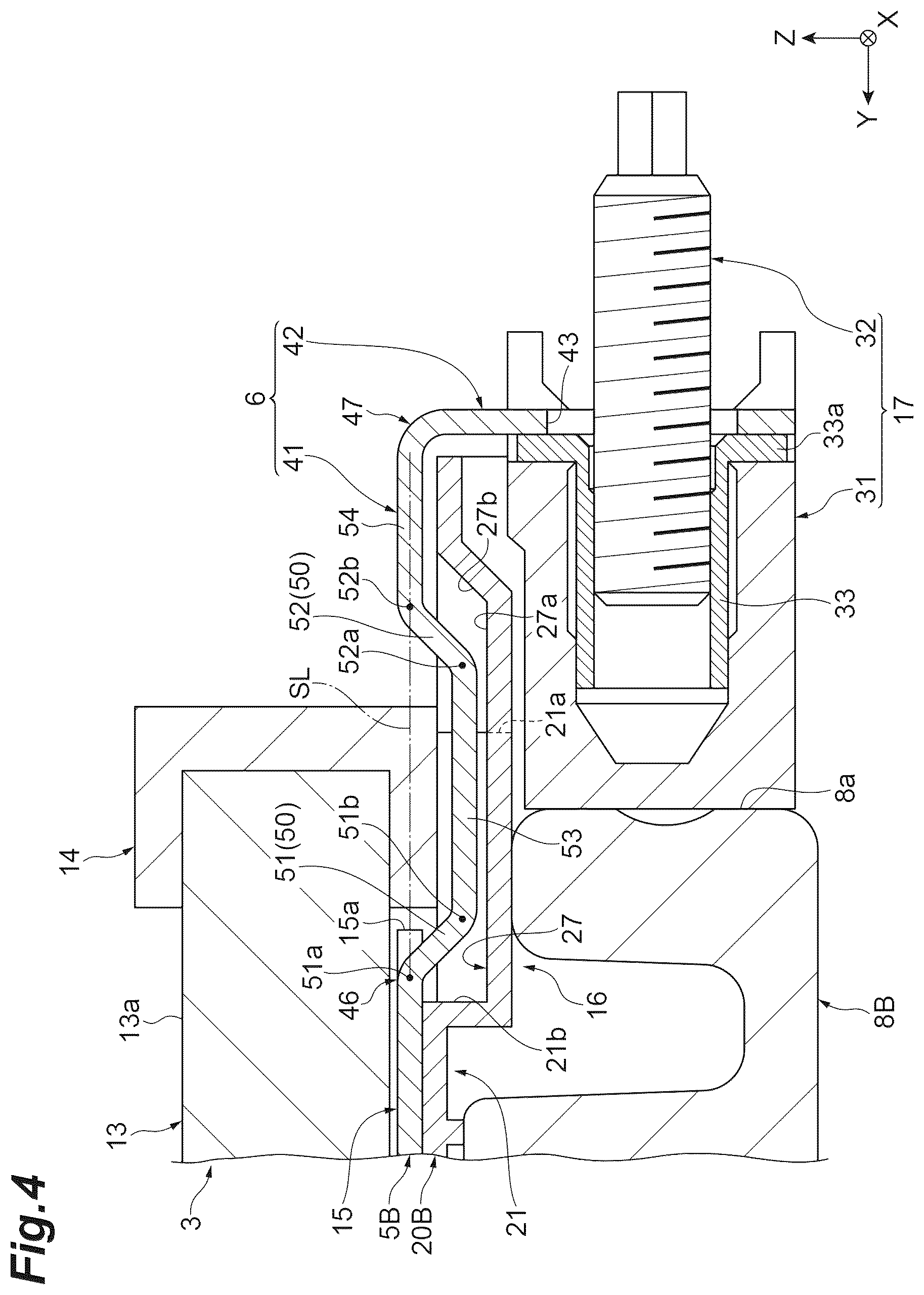 Patent US12107300 Figure 4 – Energy storage device comprising current collector plate with spring portion