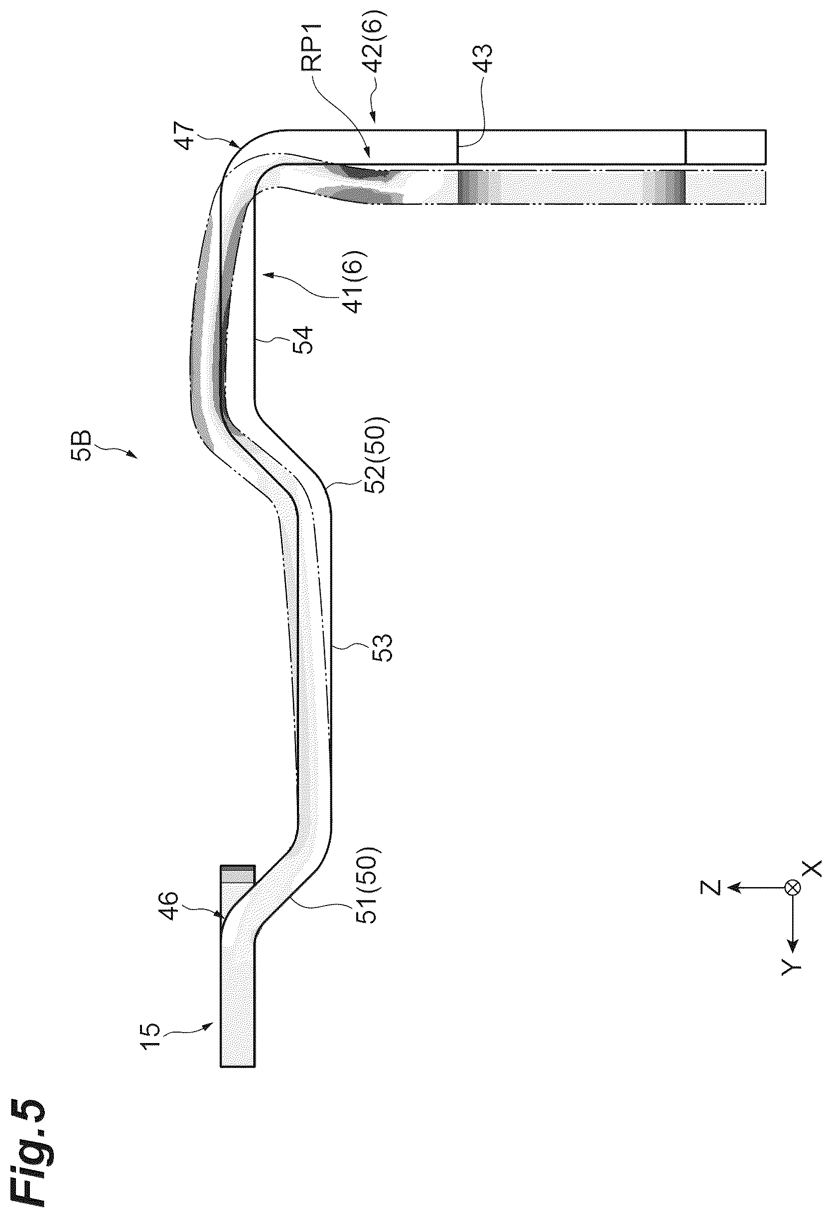 Patent US12107300 Figure 5 – Energy storage device comprising current collector plate with spring portion