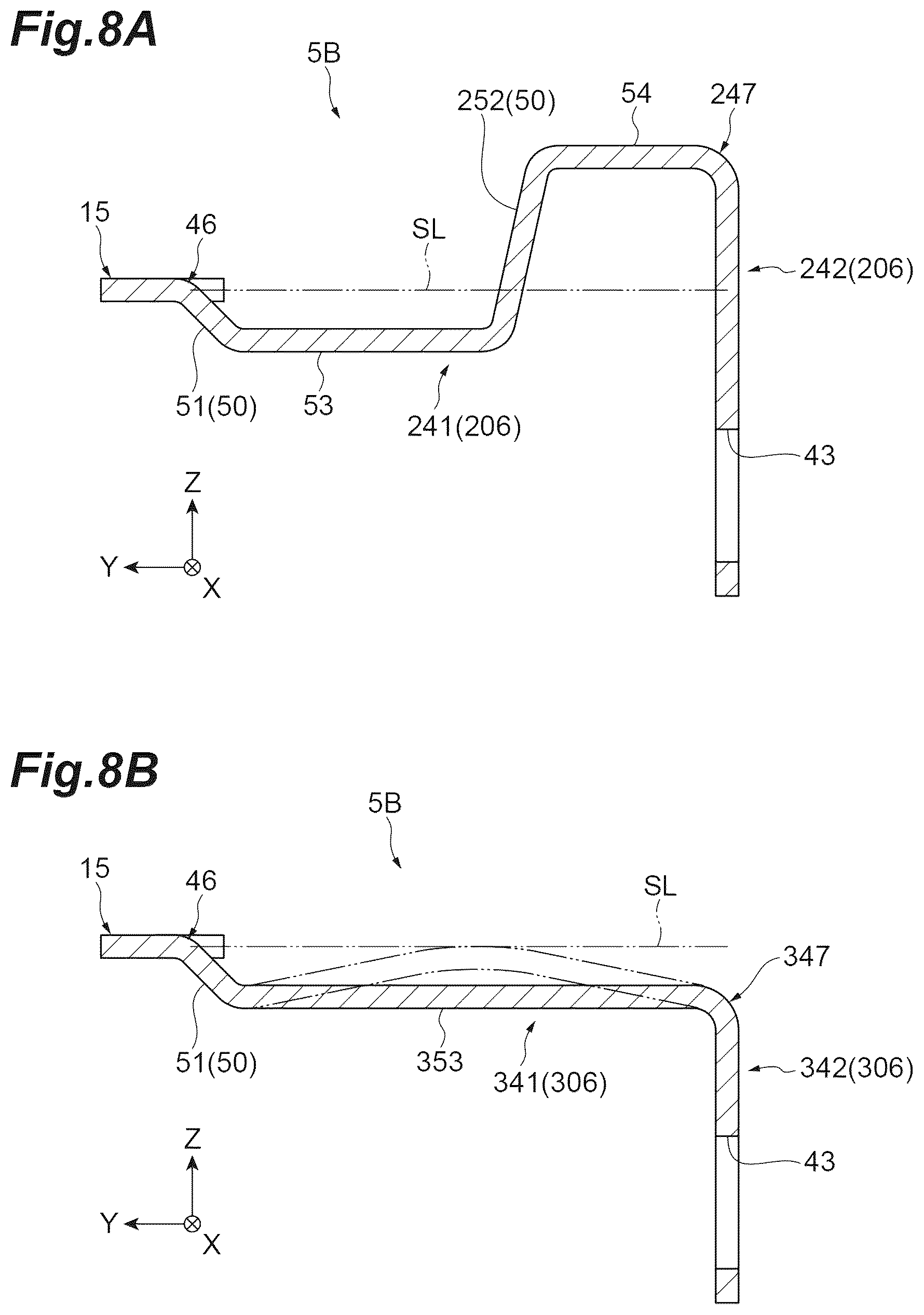 Patent US12107300 Figure 8 – Energy storage device comprising current collector plate with spring portion