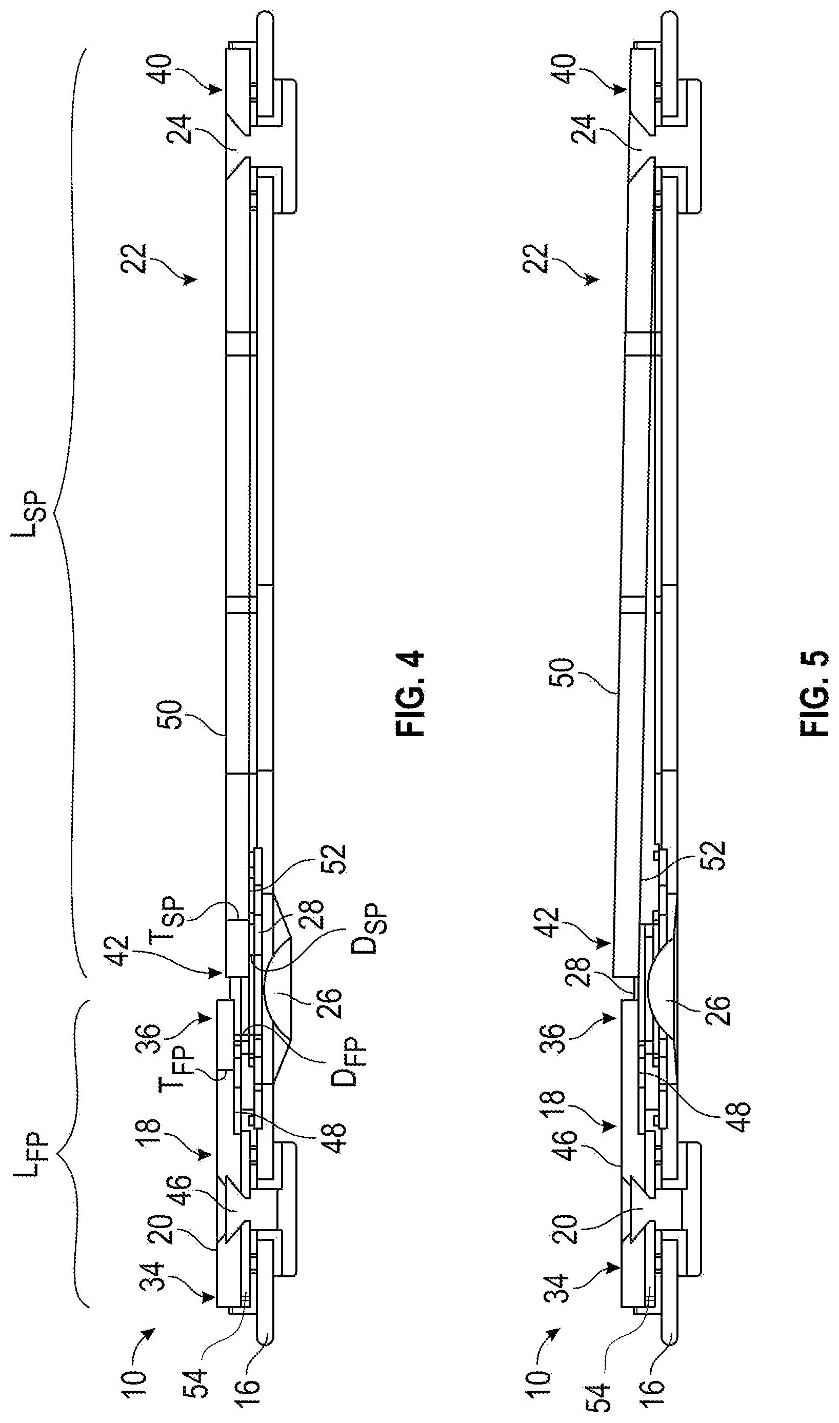 Patent US12107302 Figure 3 – Overcharge protection device with uneven terminal pads
