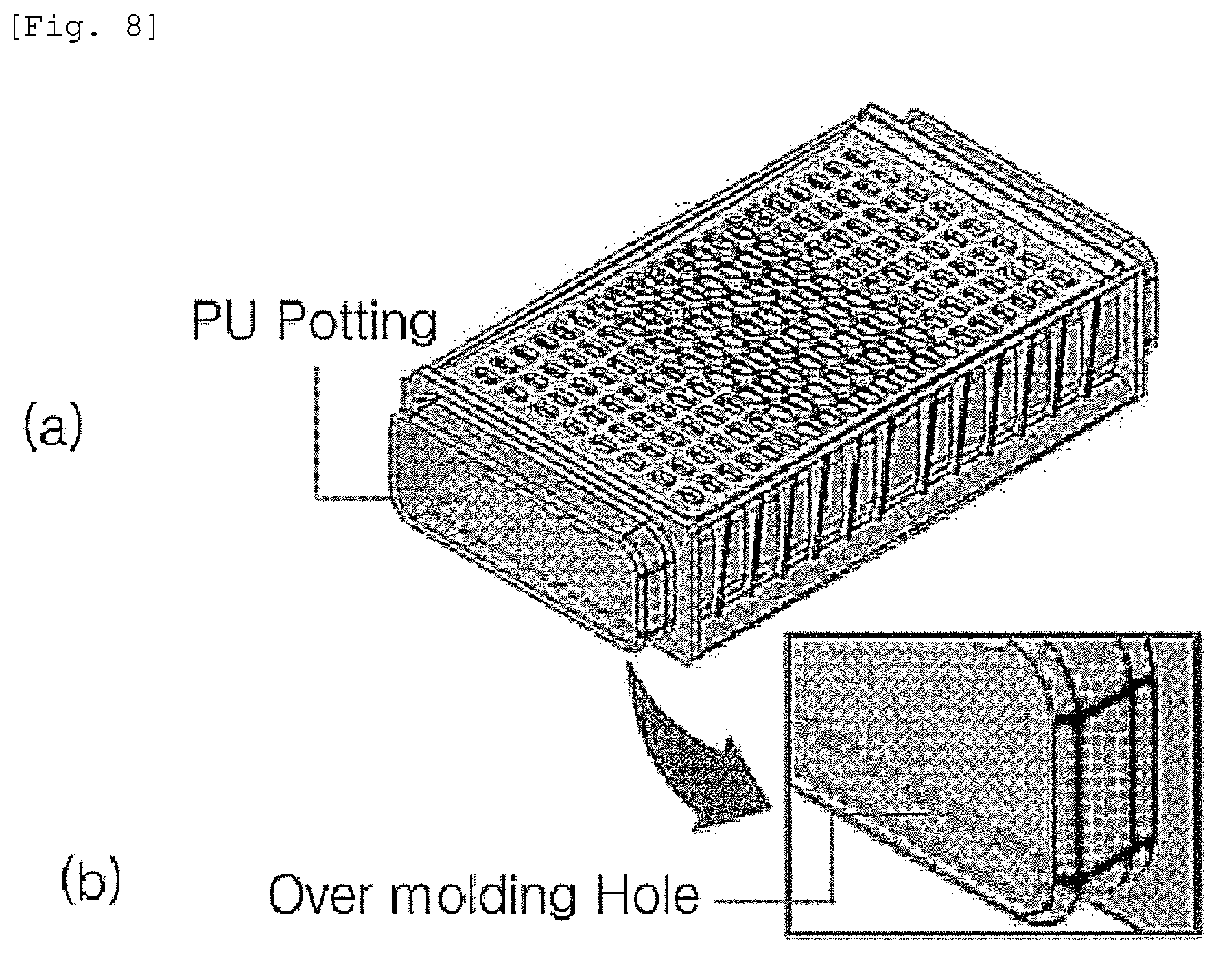 Patent US12107303 Figure 8 – Membrane humidifier for fuel cells