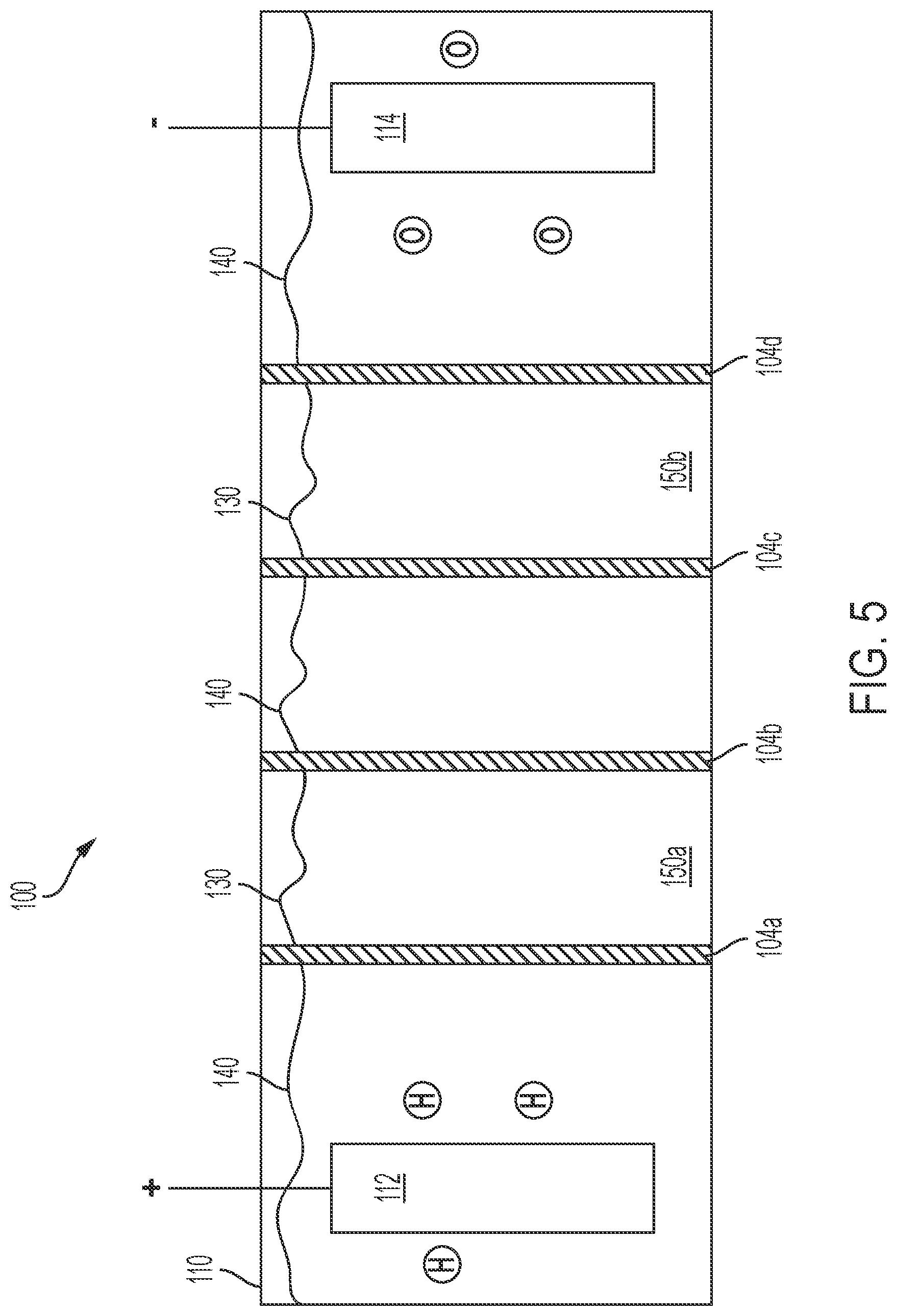 Patent US12107308 Figure 5 – Reverse electrodialysis cell and methods of use thereof