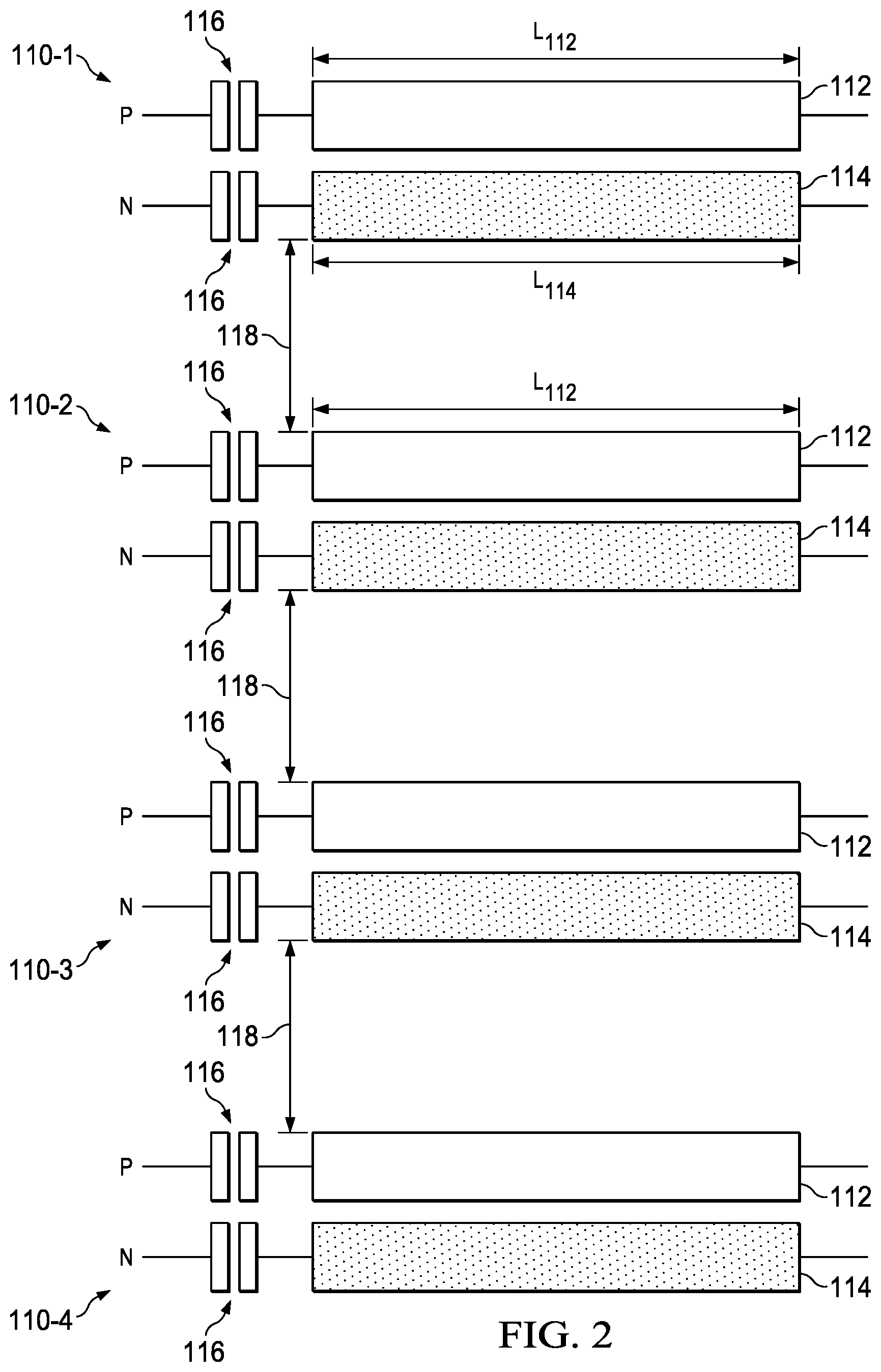 Patent US12107311 Figure 2 – System for crosstalk rejecting topology