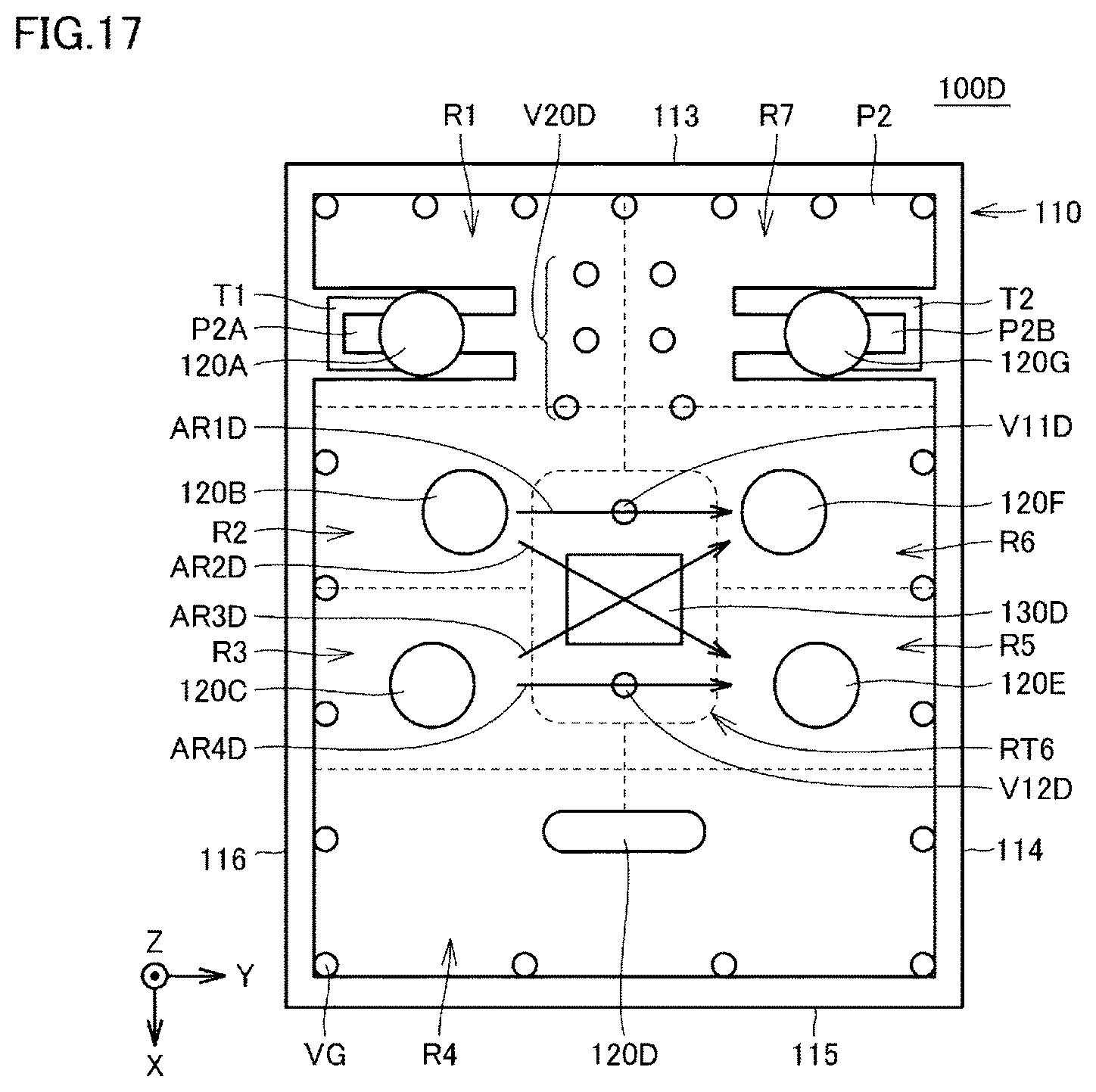 Patent US12107312 Figure 13 – Band pass filter and high frequency front-end circuit including same