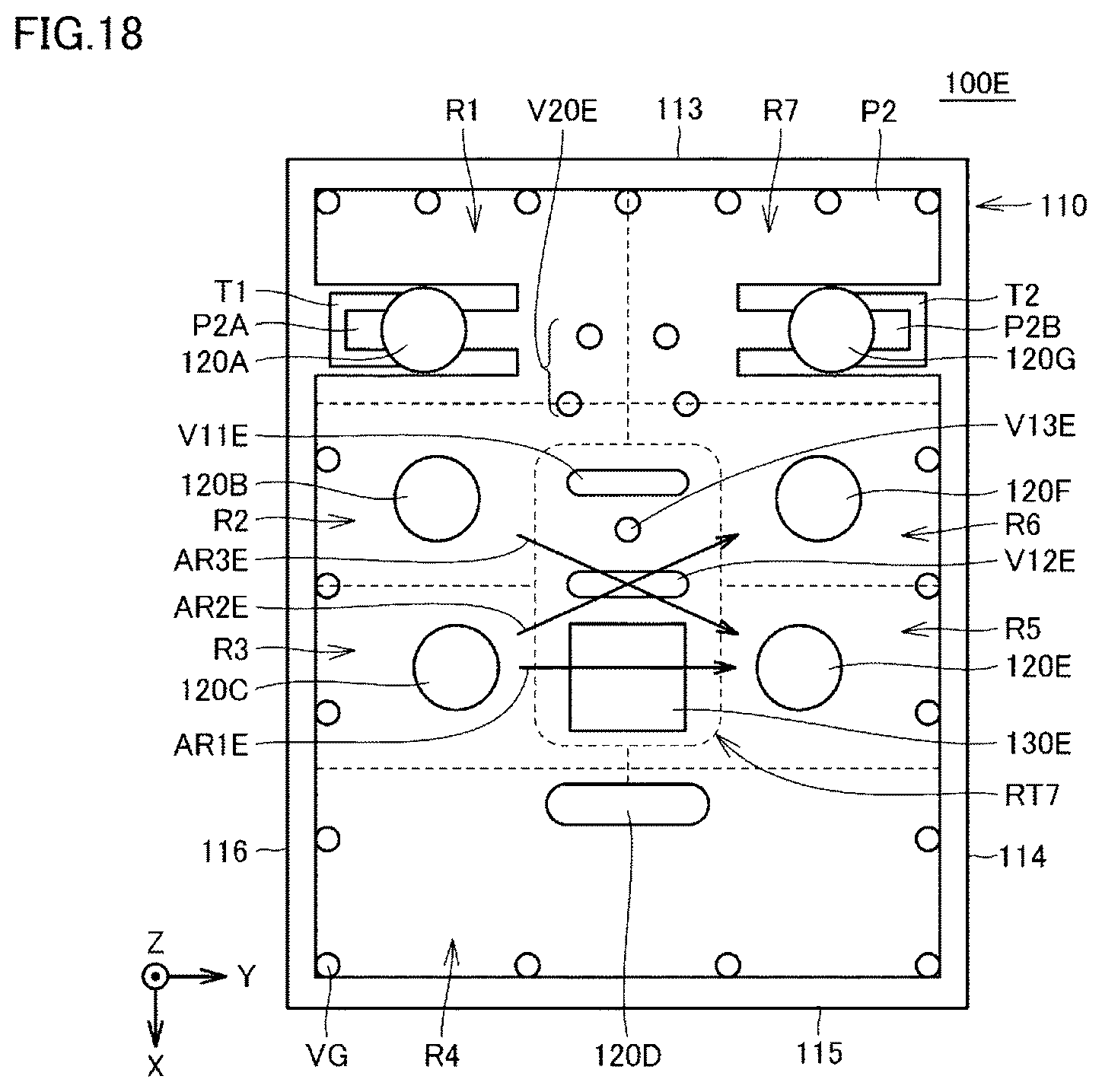 Patent US12107312 Figure 14 – Band pass filter and high frequency front-end circuit including same