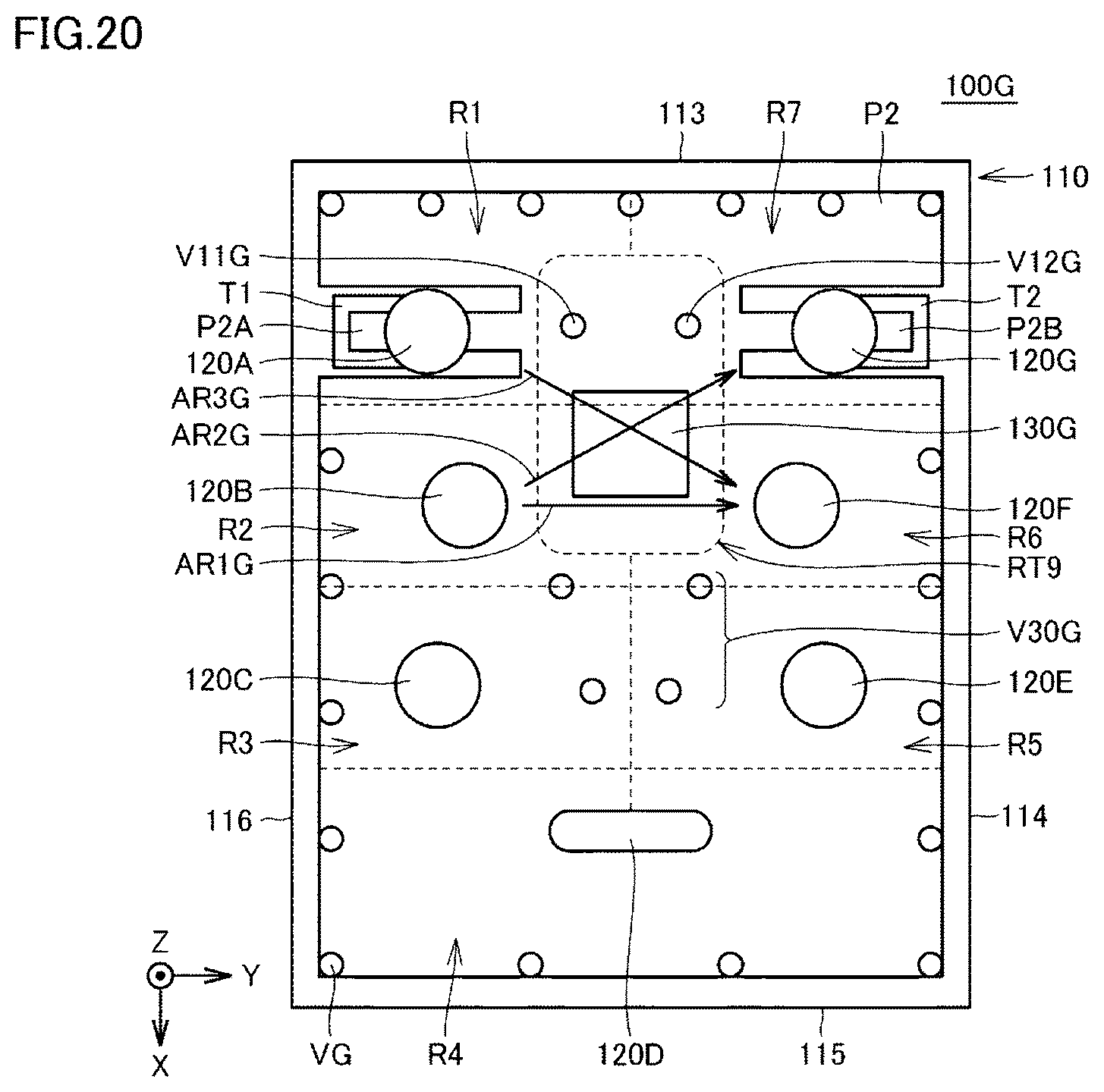 Patent US12107312 Figure 16 – Band pass filter and high frequency front-end circuit including same