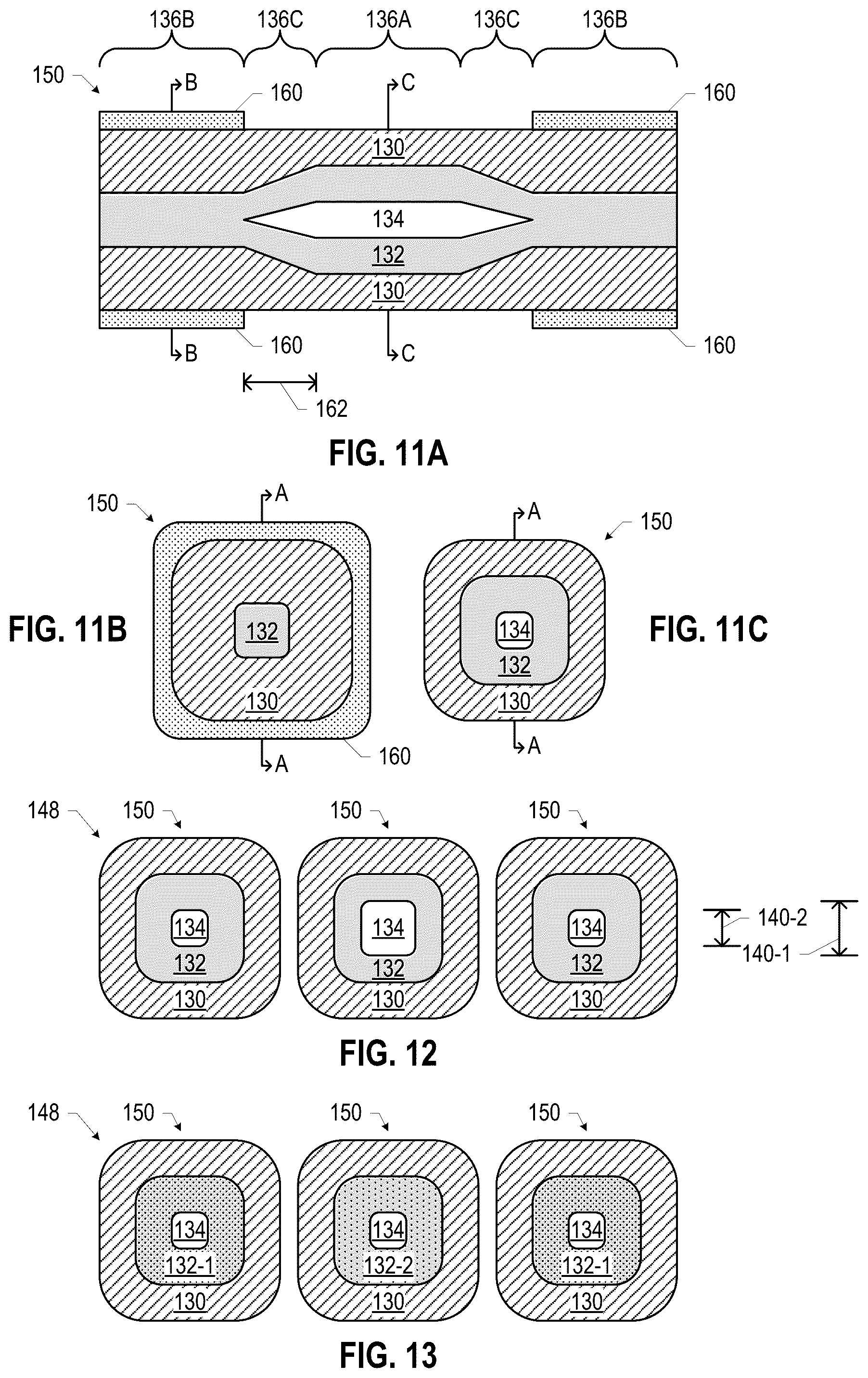 Patent US12107314 Figure 5 – Microelectronic support for millimeter-wave communication including a transmission line trace and via pad spaced apart from a respective anti-trace and anti-pad