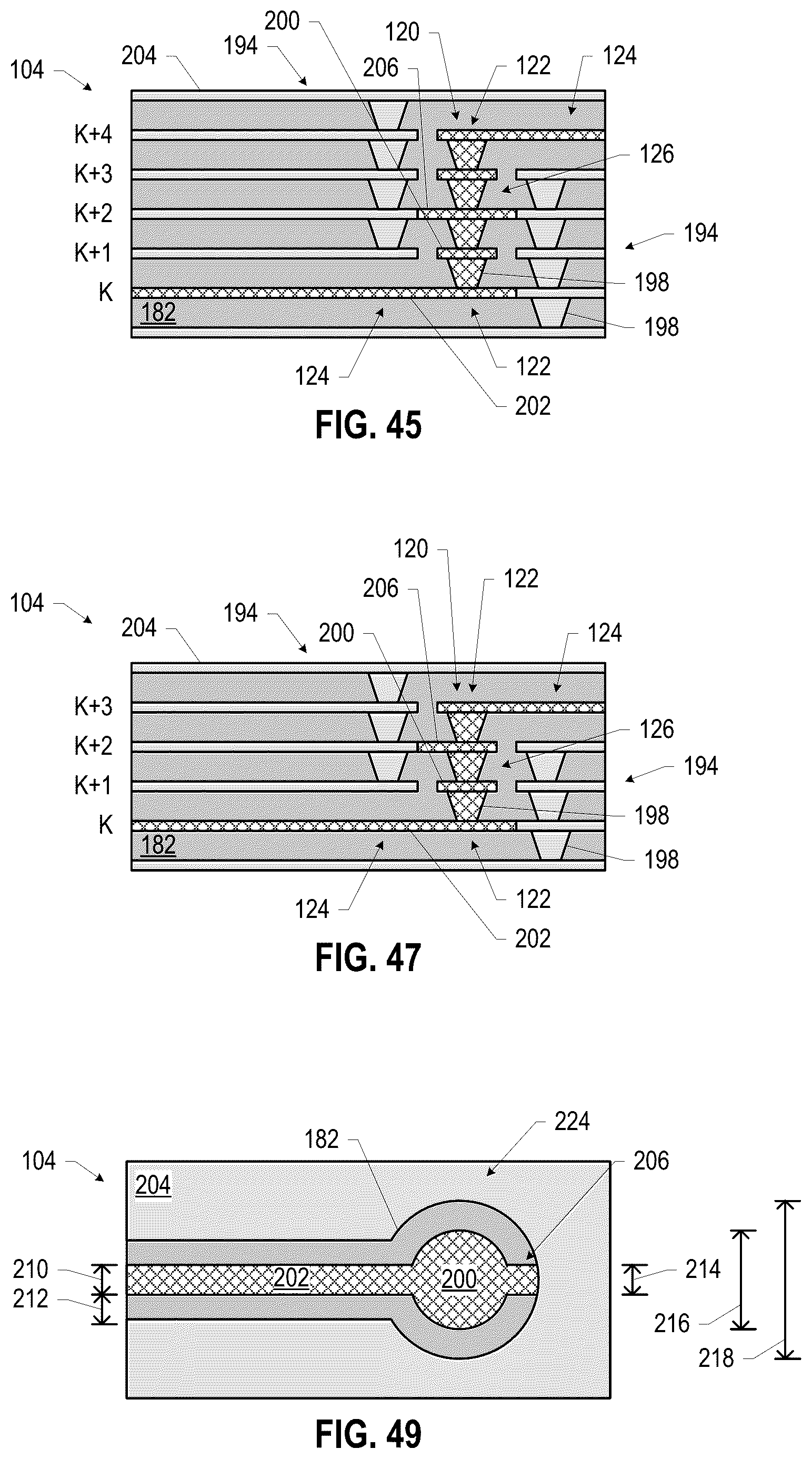 Patent US12107314 Figure 18 – Microelectronic support for millimeter-wave communication including a transmission line trace and via pad spaced apart from a respective anti-trace and anti-pad