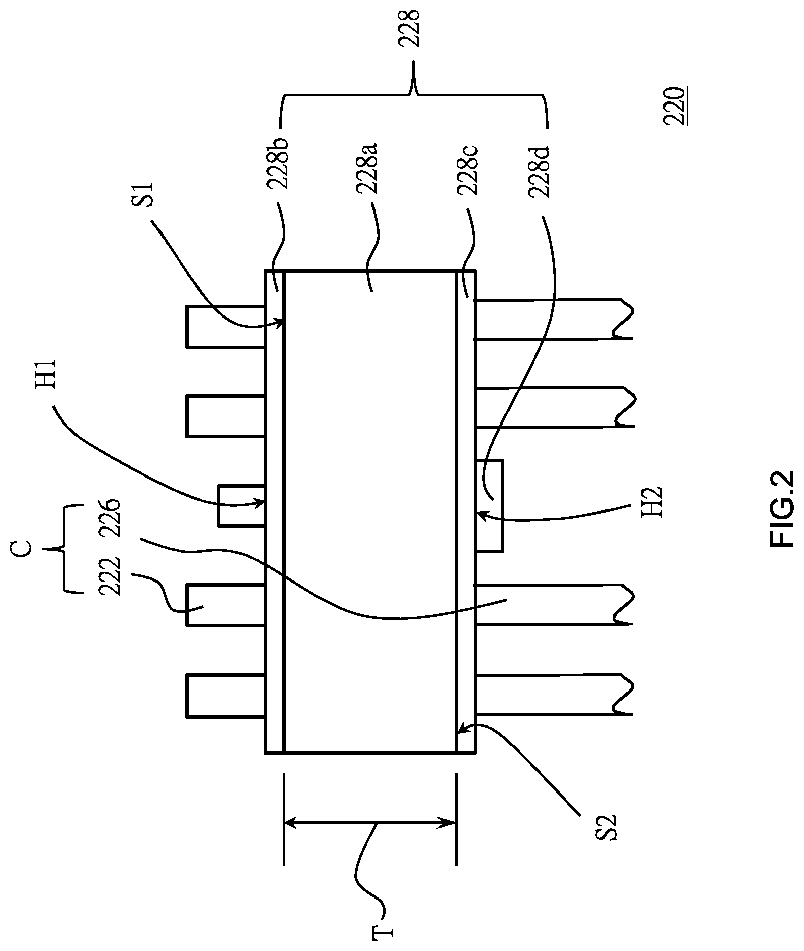 Patent US12107315 Figure 2 – Water-resistant element, external connection wire module, and antenna box module