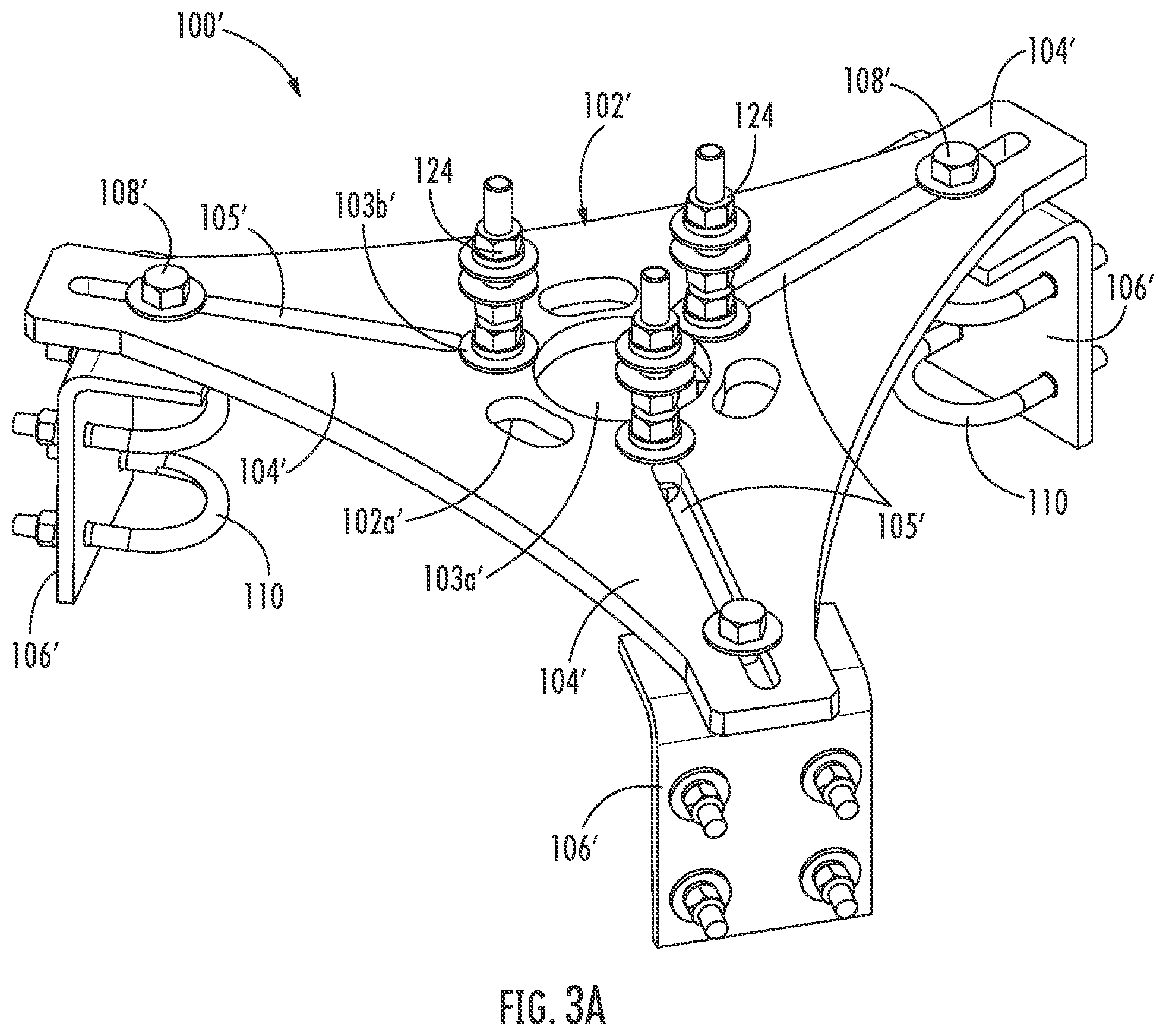 Patent US12107317 Figure 3 – Universal small cell antenna mounts and antenna mount assemblies