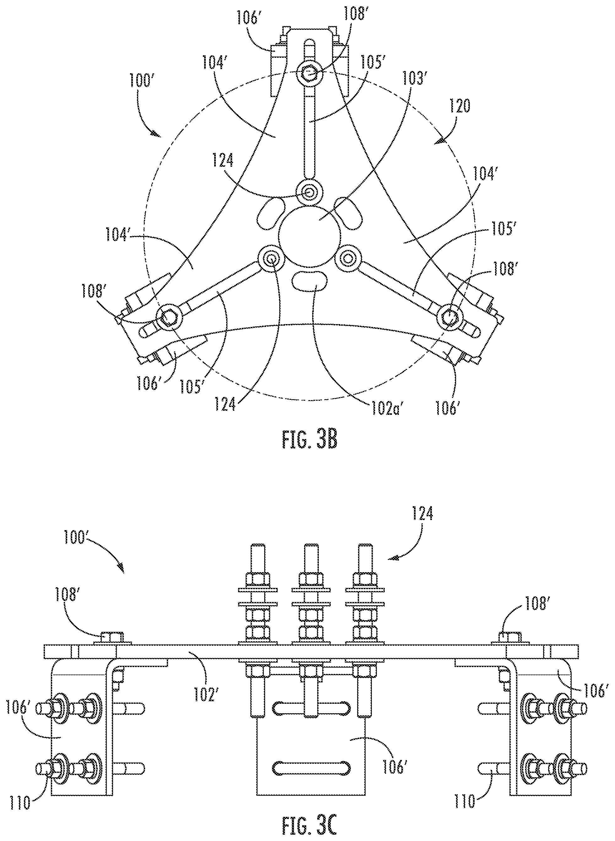 Patent US12107317 Figure 4 – Universal small cell antenna mounts and antenna mount assemblies