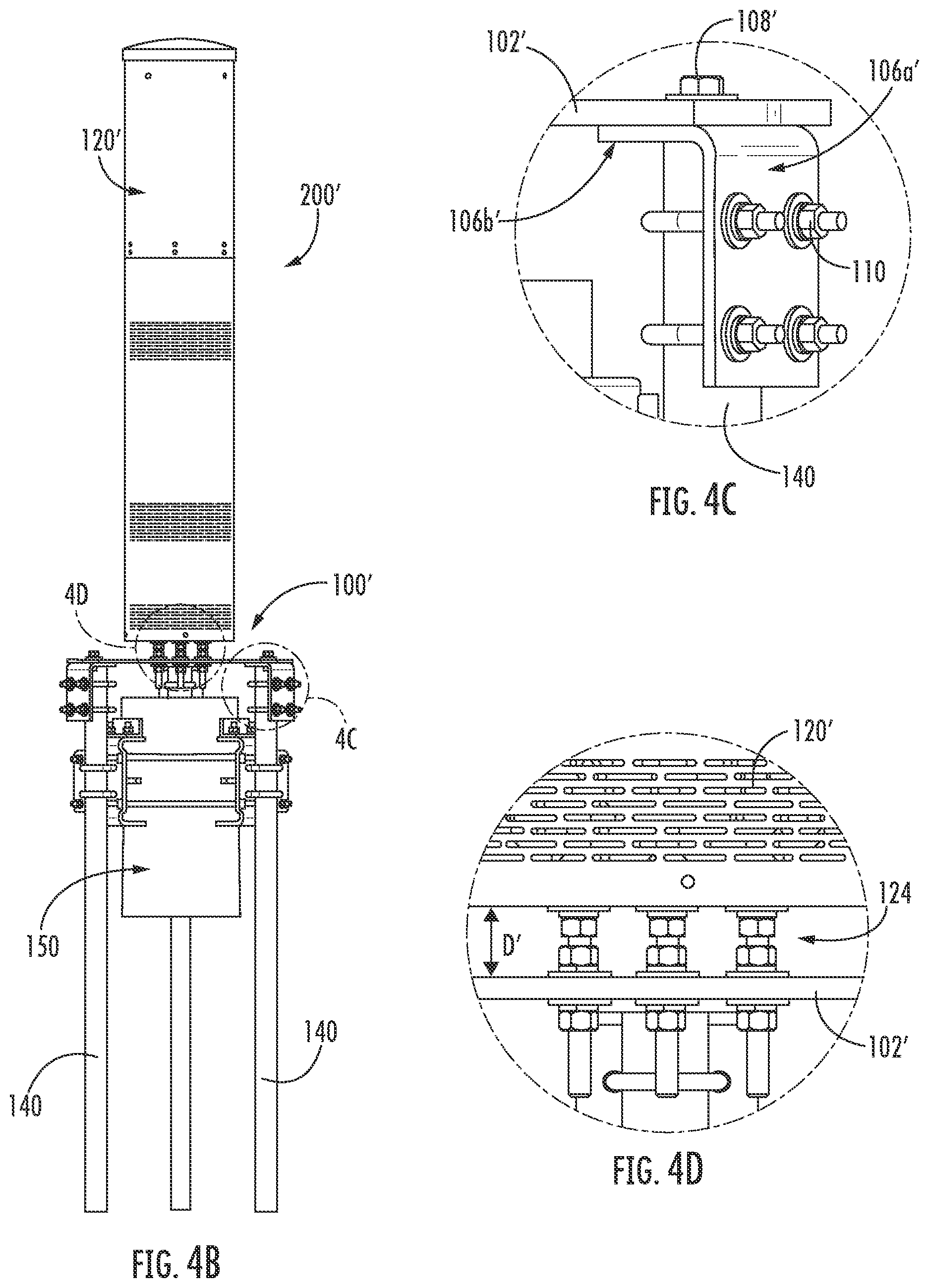 Patent US12107317 Figure 6 – Universal small cell antenna mounts and antenna mount assemblies