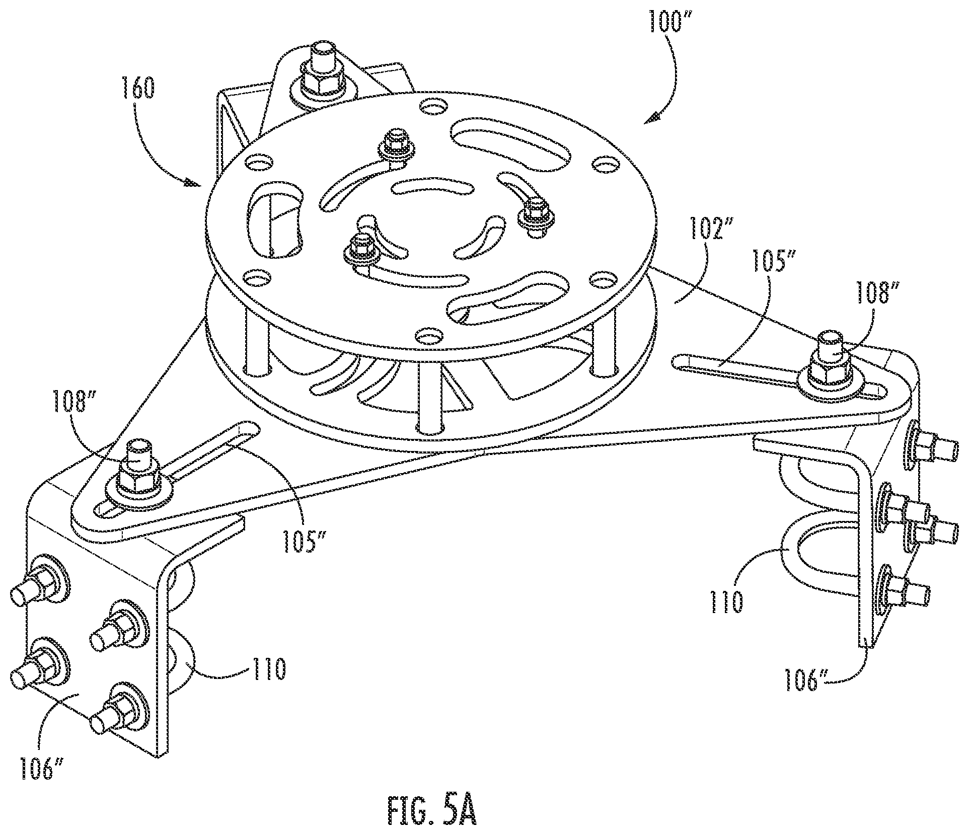 Patent US12107317 Figure 7 – Universal small cell antenna mounts and antenna mount assemblies