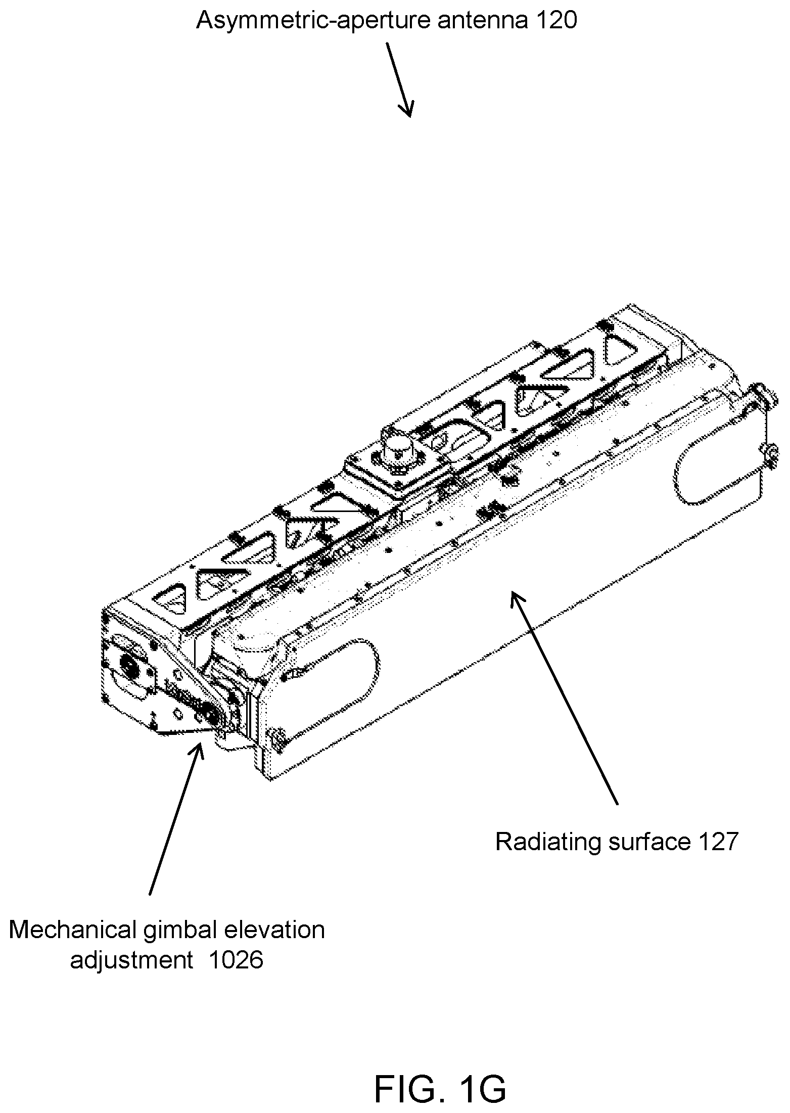 Patent US12107318 Figure 7 – Device and method for reducing interference with adjacent satellites using a mechanically gimbaled asymmetrical-aperture antenna
