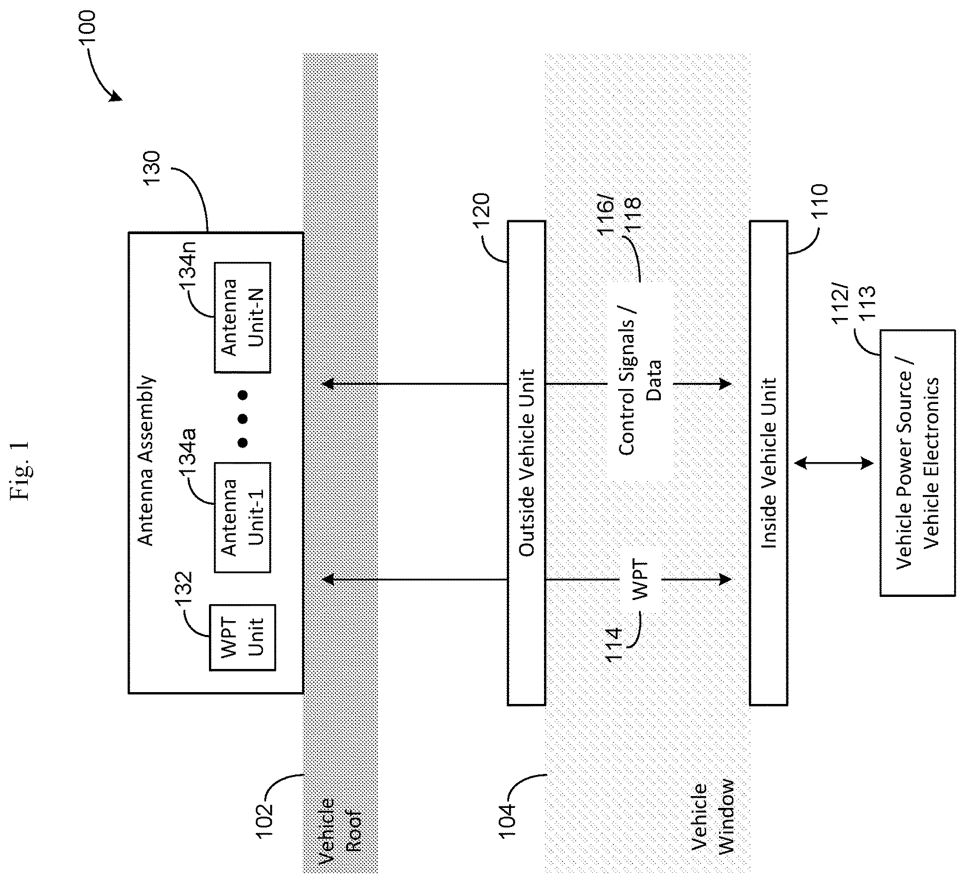Patent US12107319 Figure 1 – Non-invasive communication apparatus and method