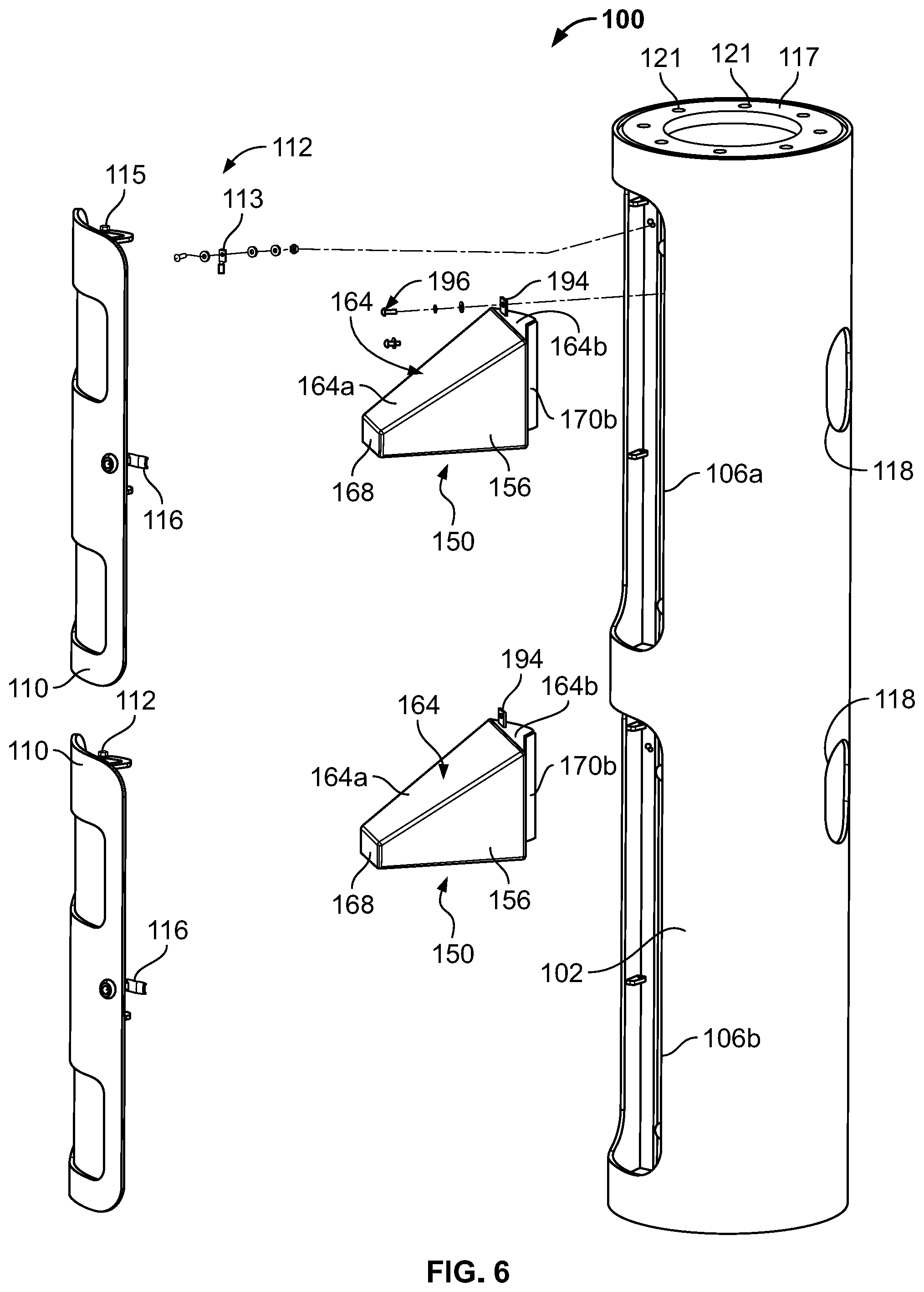 Patent US12107320 Figure 5 – Module for a cellular communications monopole