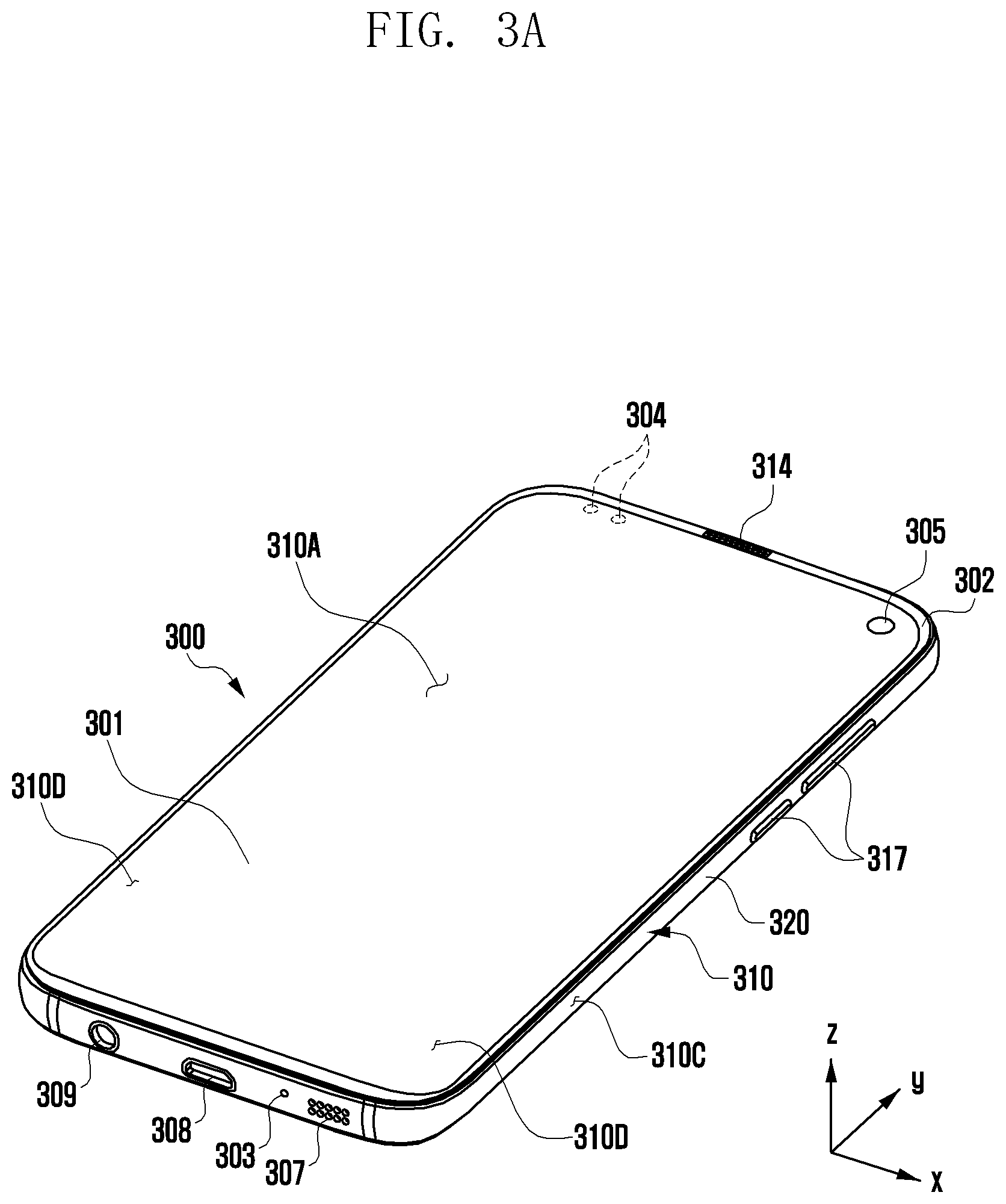 Patent US12107321 Figure 3 – Antenna and electronic device including same